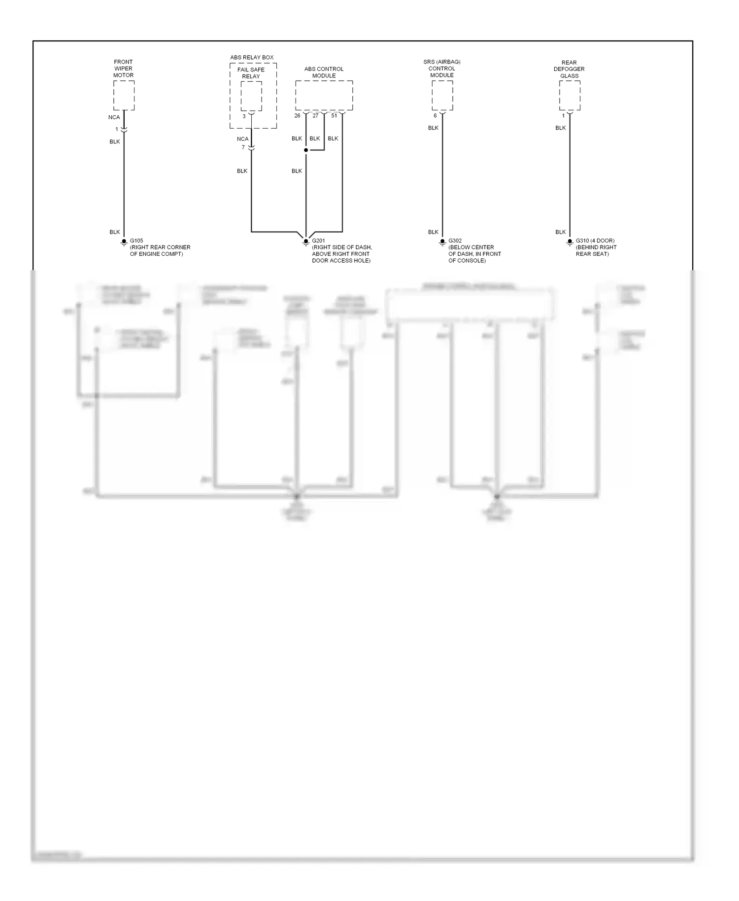 Wiring diagram nca for Hyundai Accent I (1994-2000) (16 of 38)