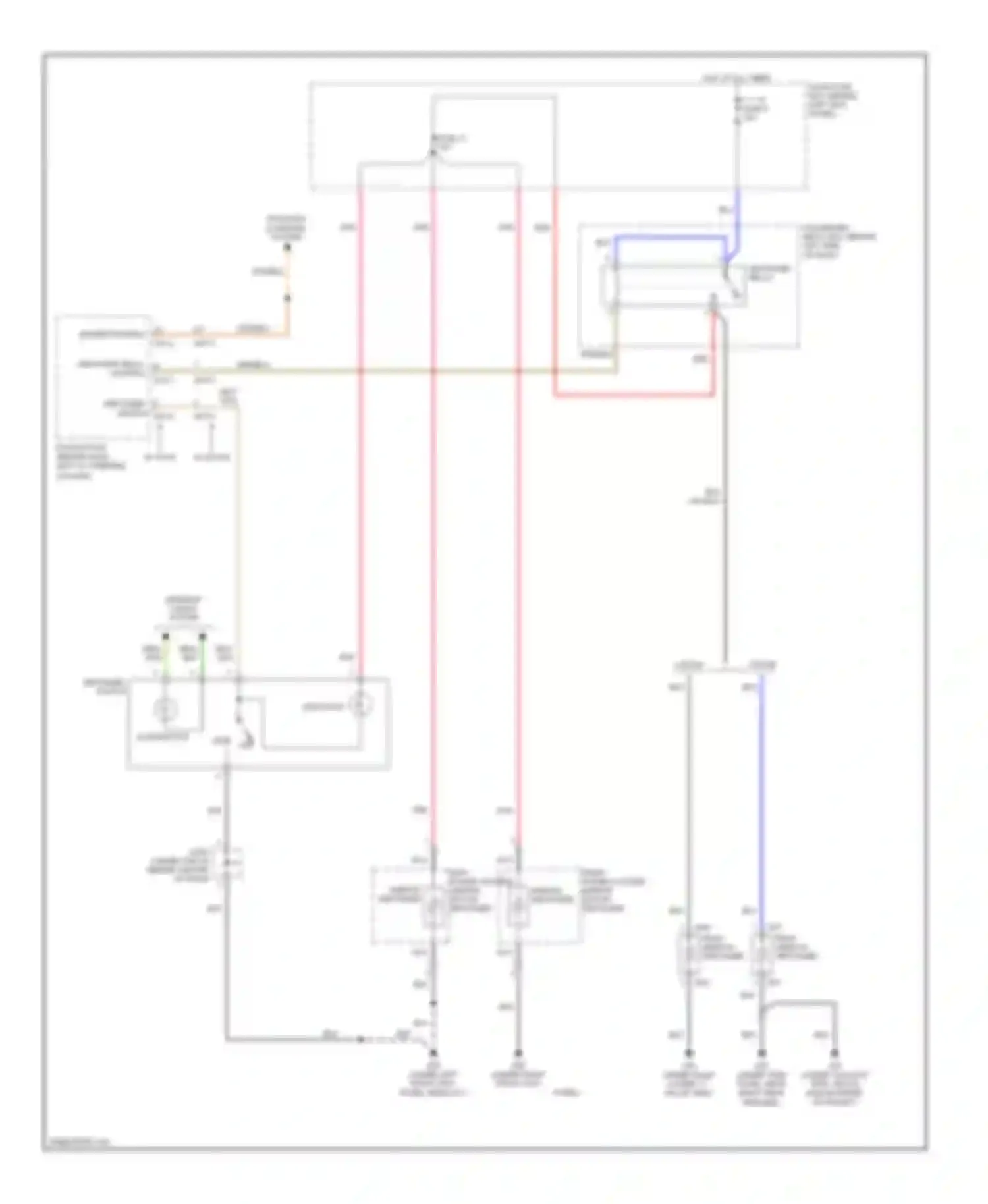 Accent Hyundai II facelift (2002-2005): Defoggers circuit
