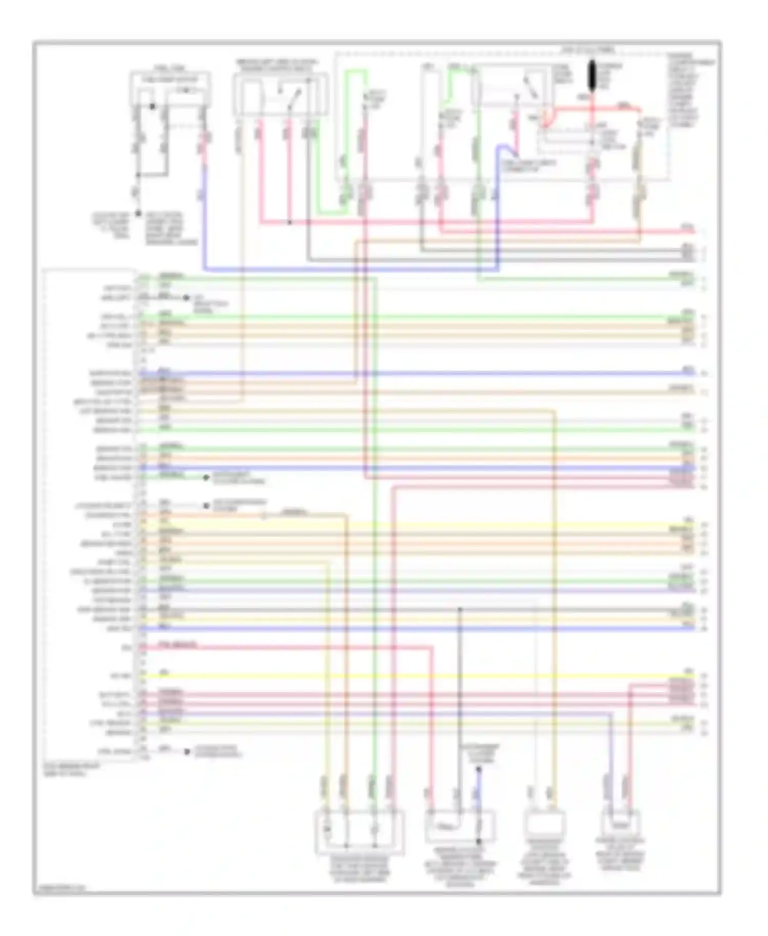 Accent Hyundai II facelift (2002-2005): Wiring diagram engine performance 1.6l (1 of 4)