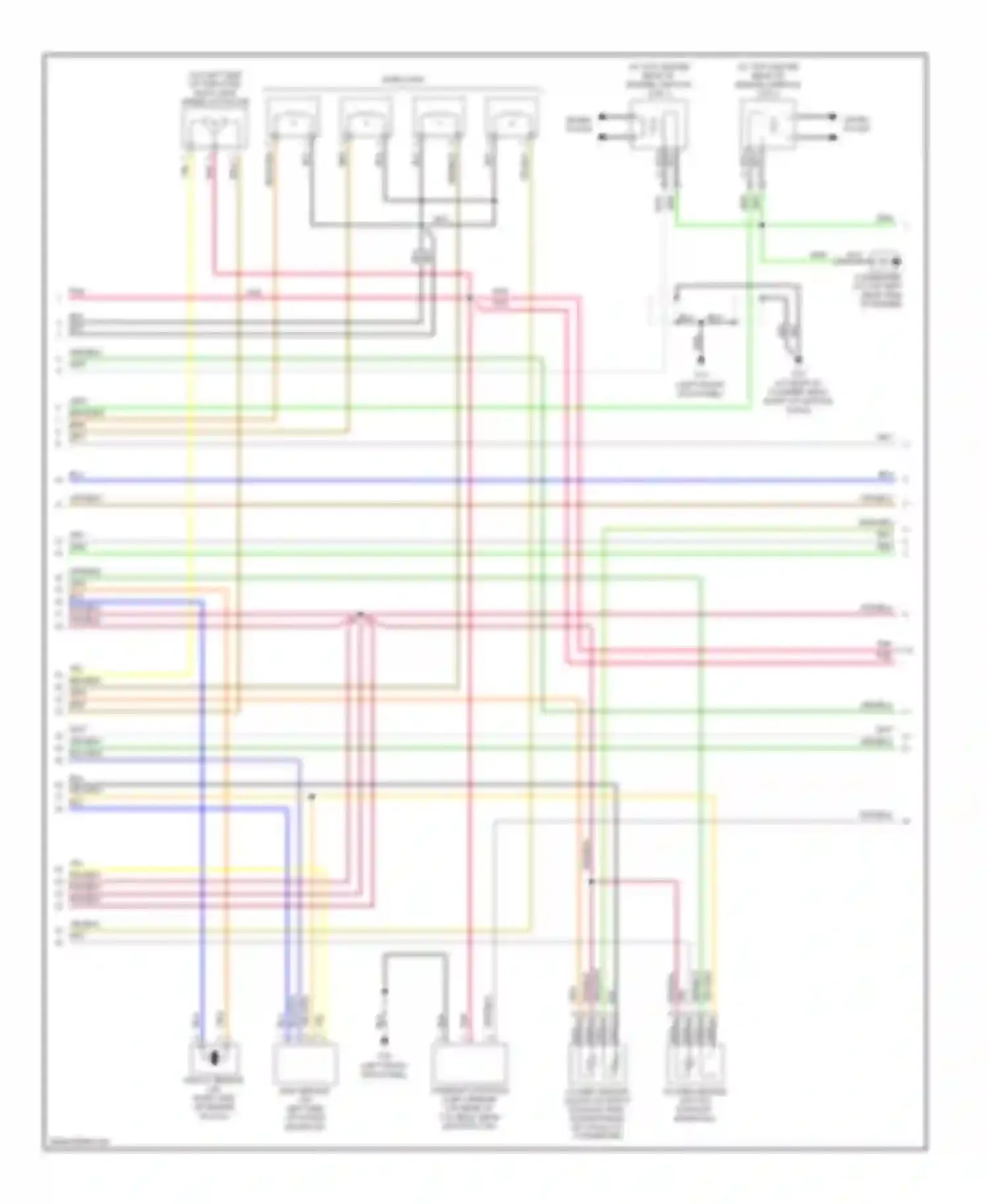 Accent Hyundai II facelift (2002-2005): Wiring diagram engine performance 1.6l (2 of 4)