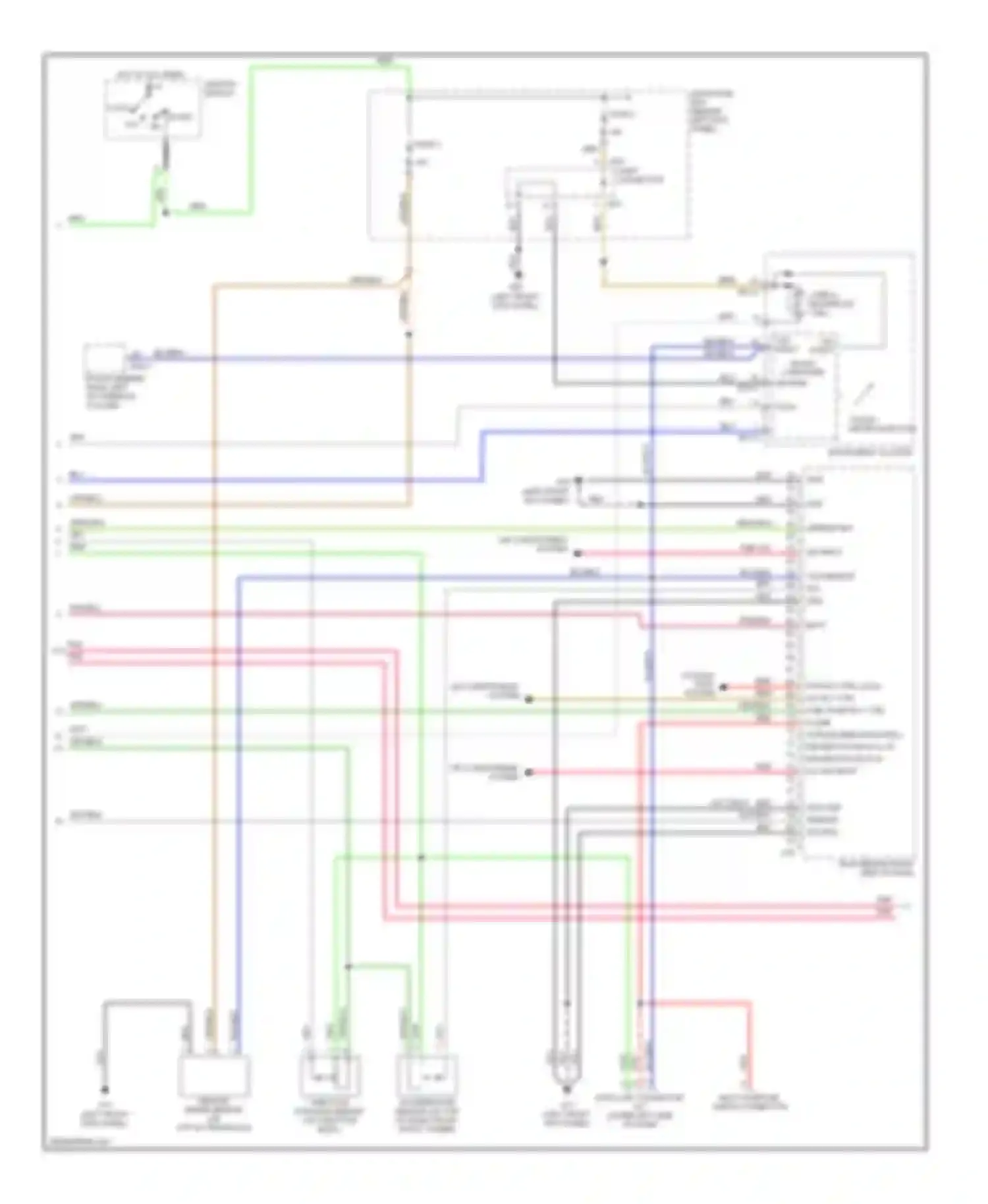 Accent Hyundai II facelift (2002-2005): Wiring diagram engine performance 1.6l (3 of 4)