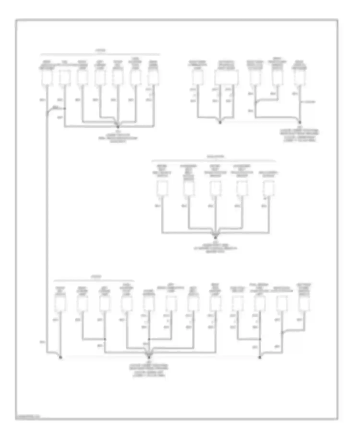 Accent Hyundai II facelift (2002-2005): Ground distribution circuit (3 of 3)
