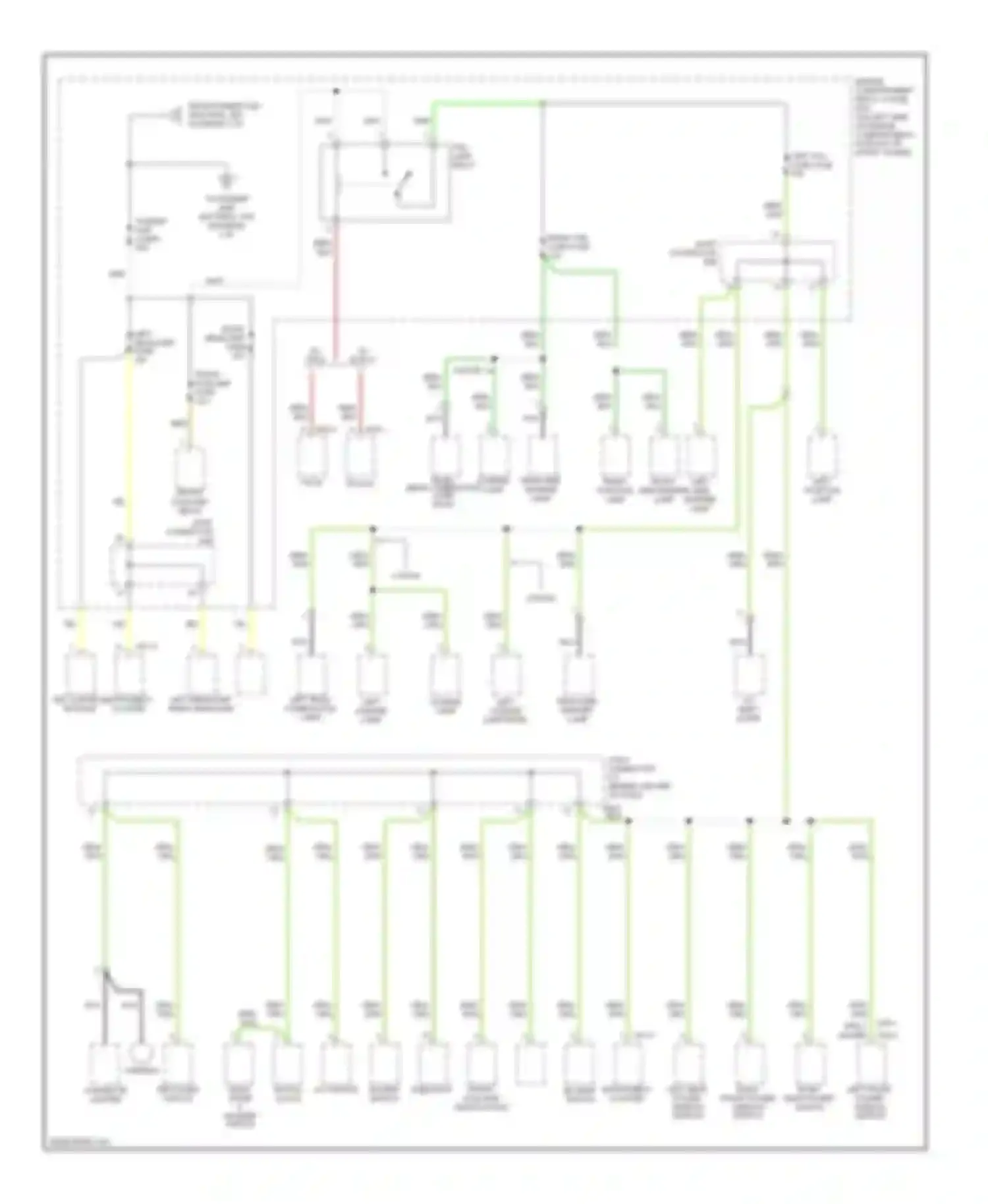 Accent Hyundai II facelift (2002-2005): Power distribution circuit (2 of 5)