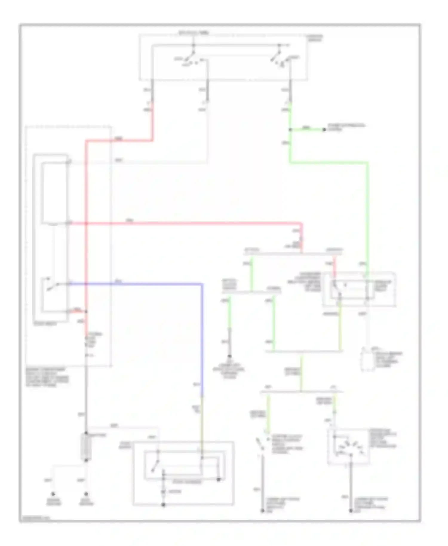 Accent Hyundai II facelift (2002-2005): Starting circuit