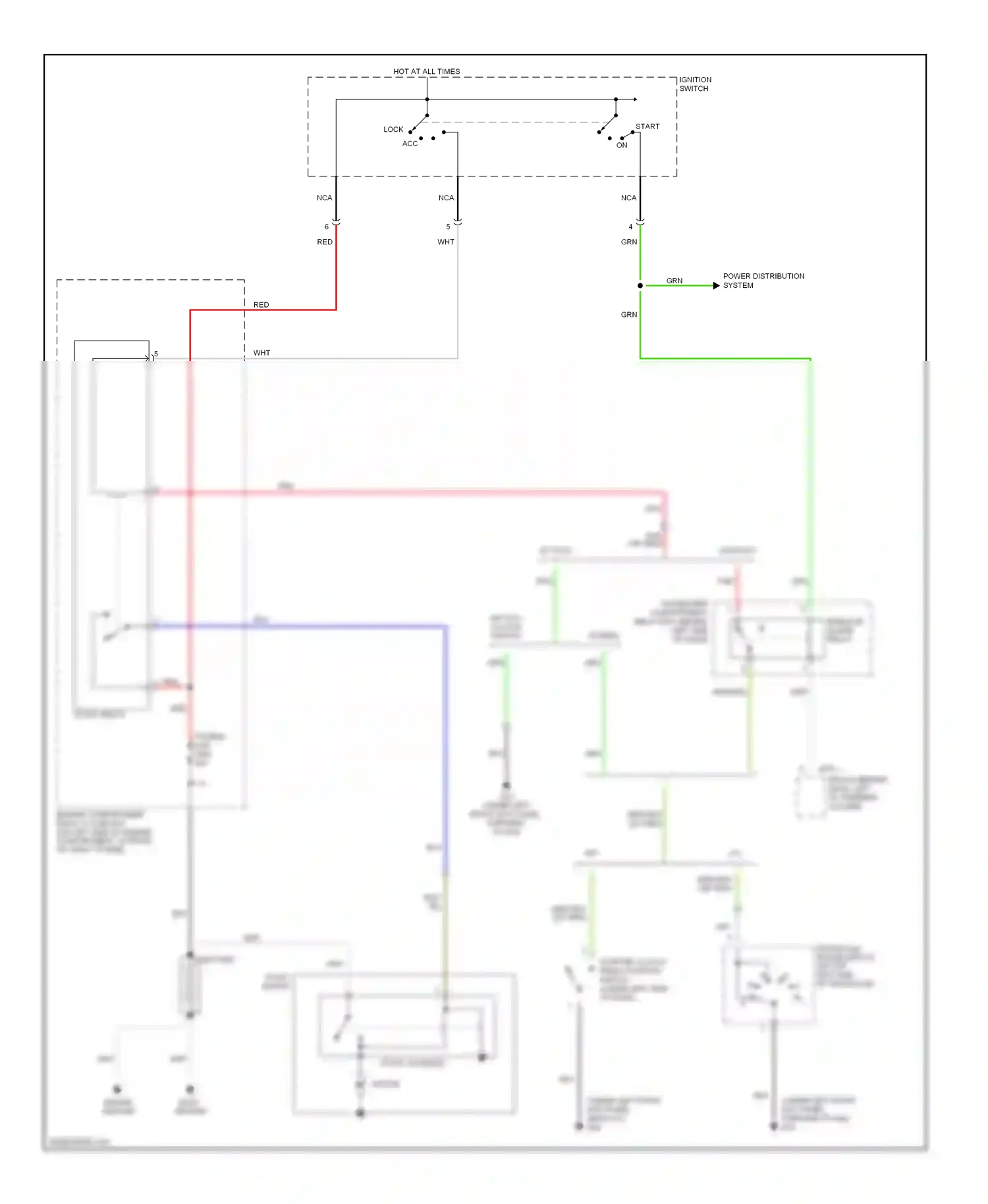 Wiring diagram engine ground for Hyundai Accent II facelift (2002-2005) (2 of 2)