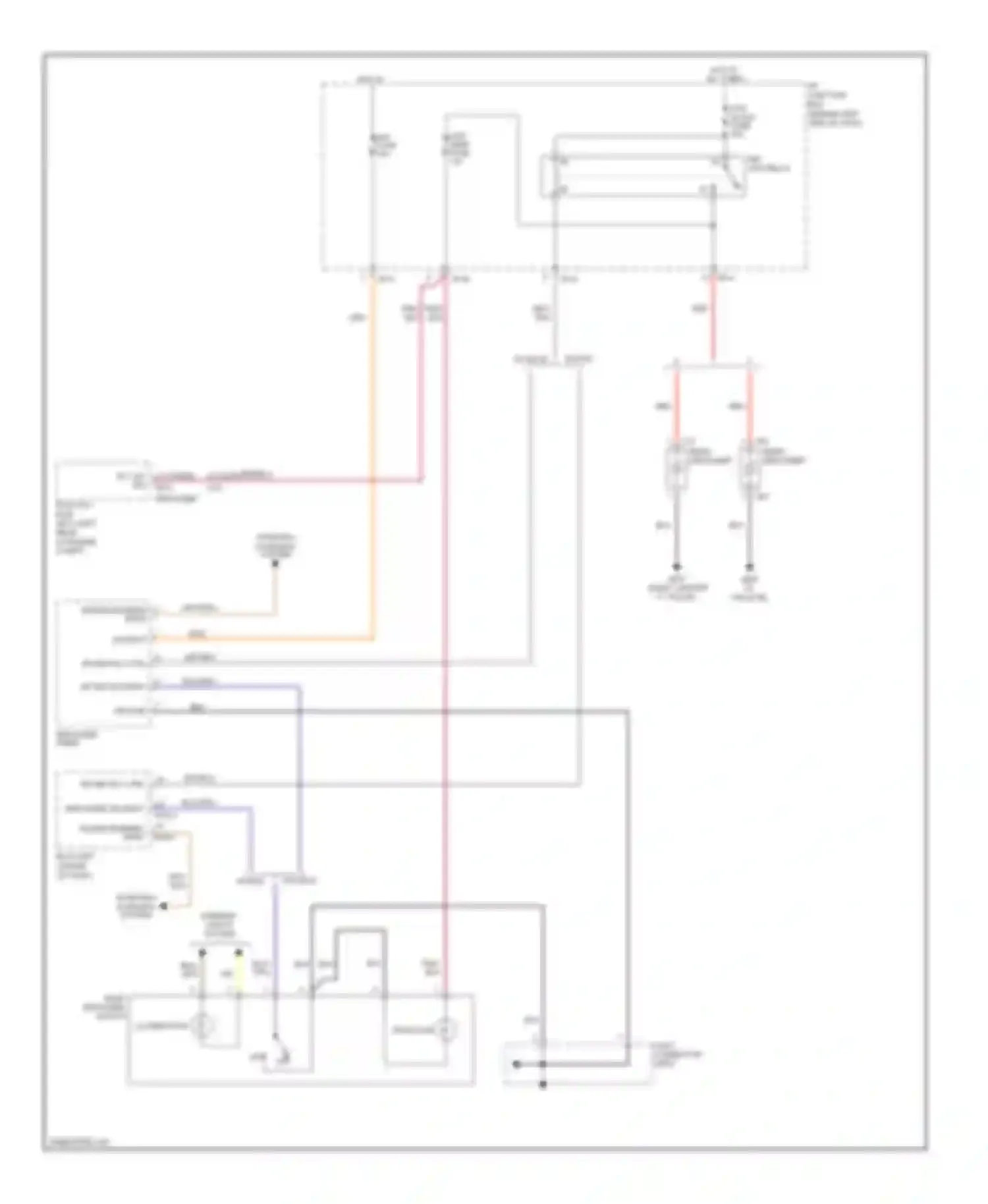 Accent Hyundai II (1999-2012): Defoggers circuit