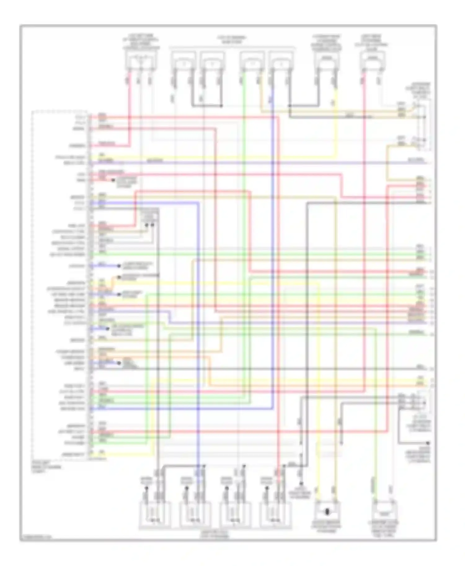 Accent Hyundai II (1999-2012): Wiring diagram engine performance 1.6l, a/t (1 of 4)