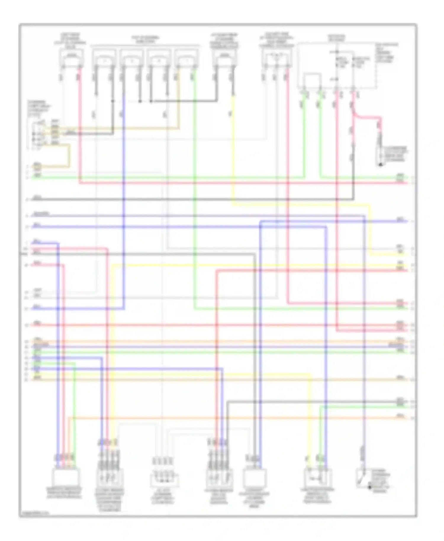 Accent Hyundai II (1999-2012): Wiring diagram engine performance 1.6l, m/t (2 of 3)