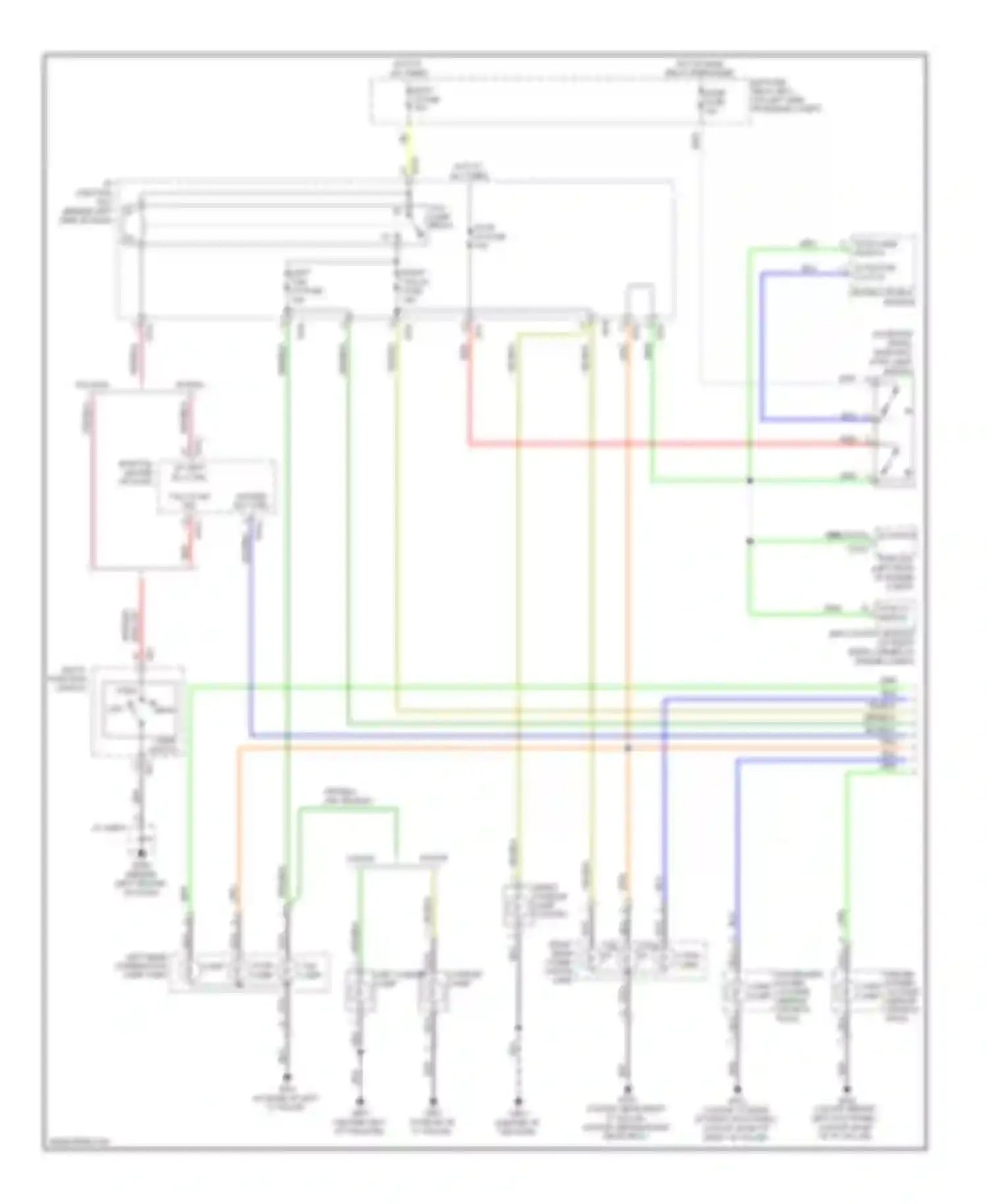 Accent Hyundai II (1999-2012): Exterior lamps circuit (1 of 2)