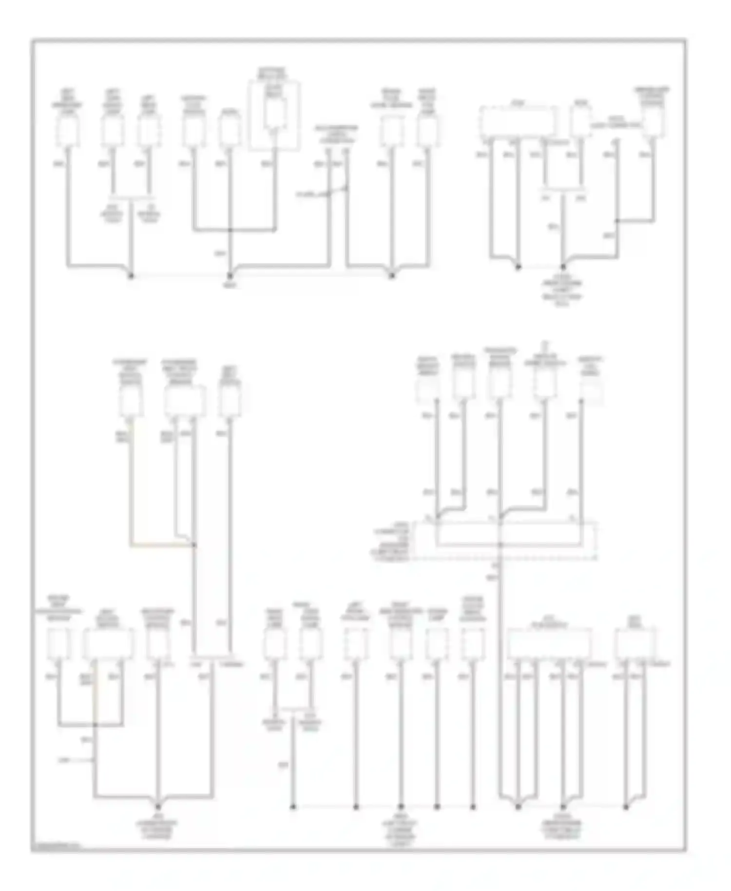 Accent Hyundai II (1999-2012): Ground distribution circuit (3 of 3)