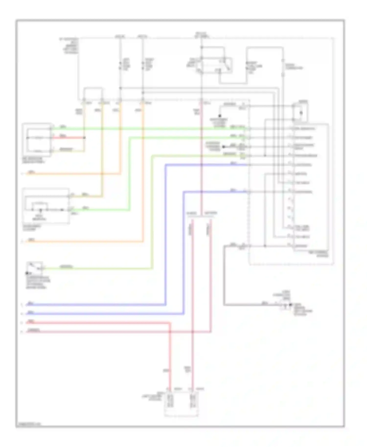 Accent Hyundai II (1999-2012): Headlights circuit, with drl (2 of 2)