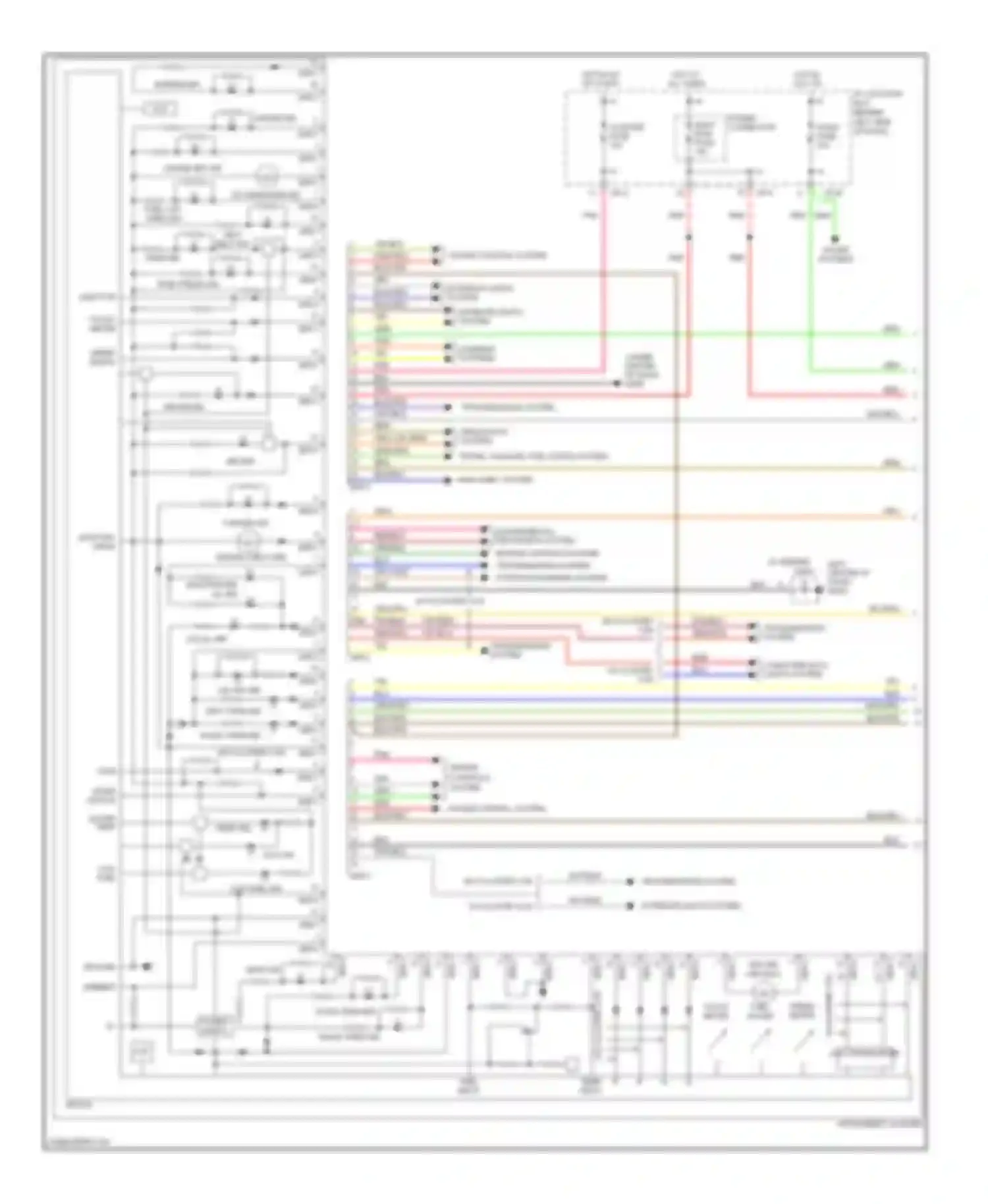 Accent Hyundai II (1999-2012): Instrument cluster circuit (1 of 2)