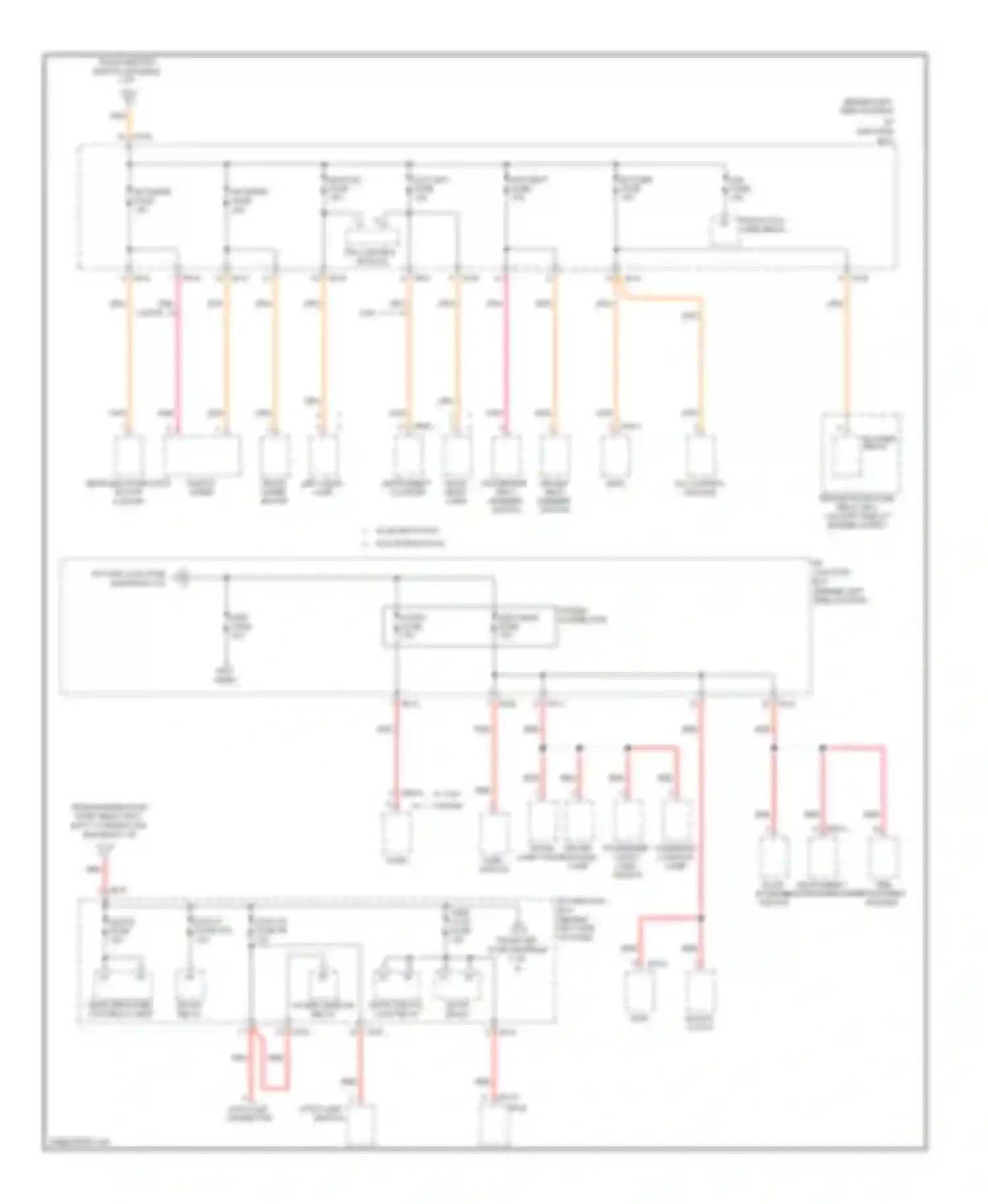 Accent Hyundai II (1999-2012): Power distribution circuit (3 of 4)