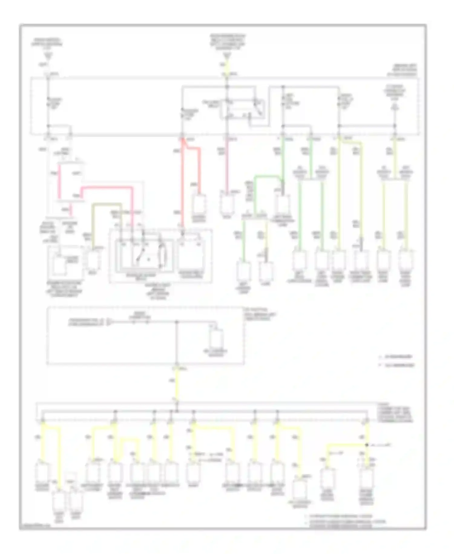 Accent Hyundai II (1999-2012): Power distribution circuit (4 of 4)