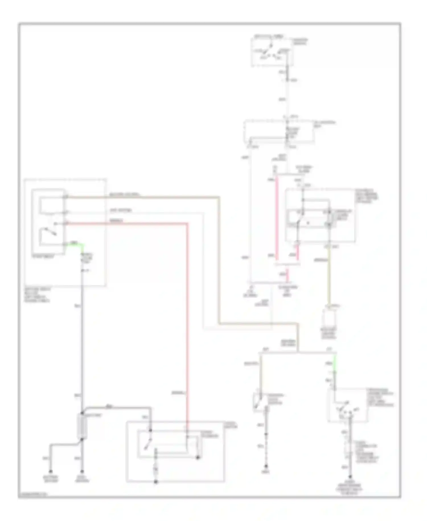 Accent Hyundai II (1999-2012): Starting circuit