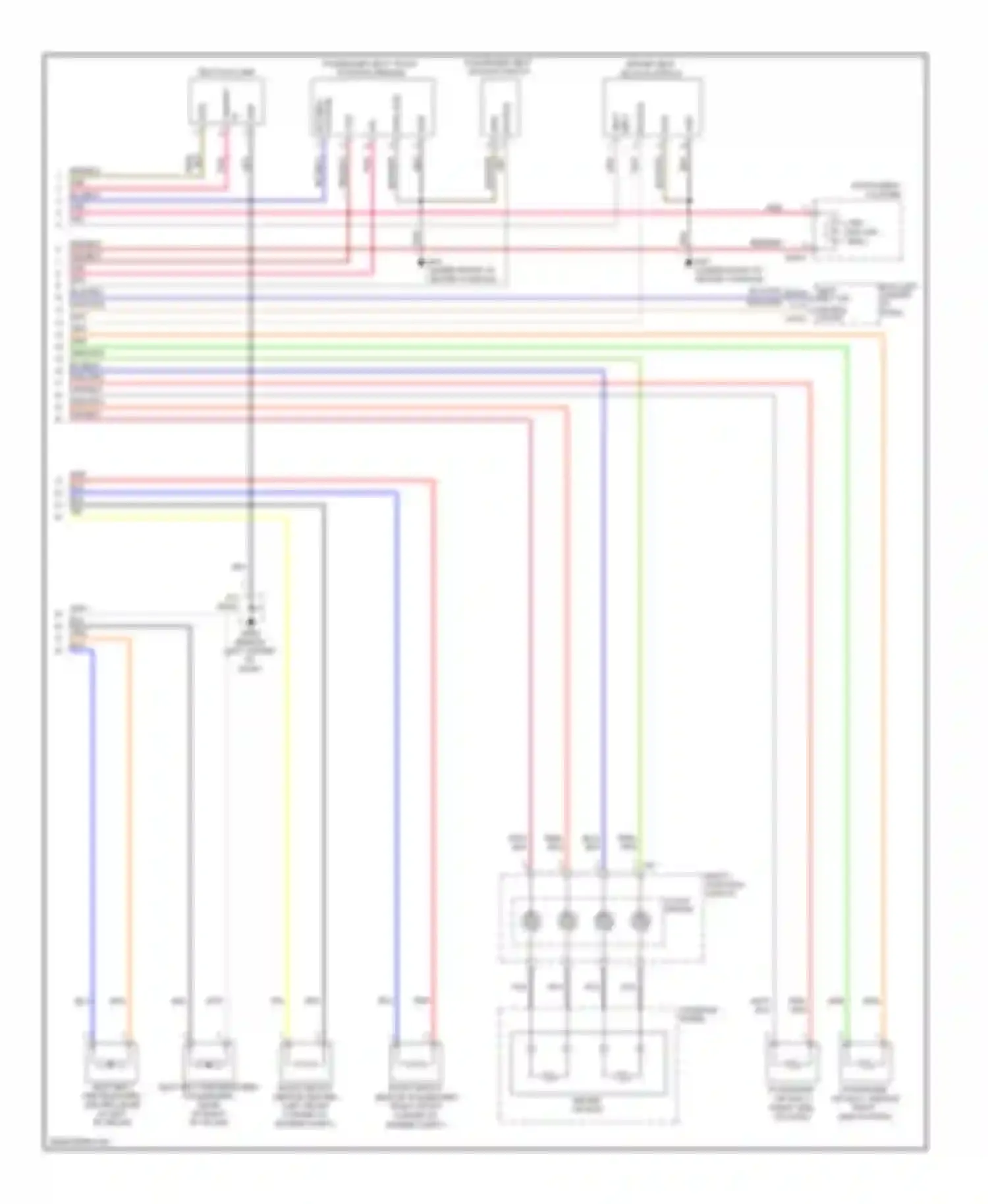 Accent Hyundai II (1999-2012): Supplemental restraints circuit, dual stage (2 of 2)
