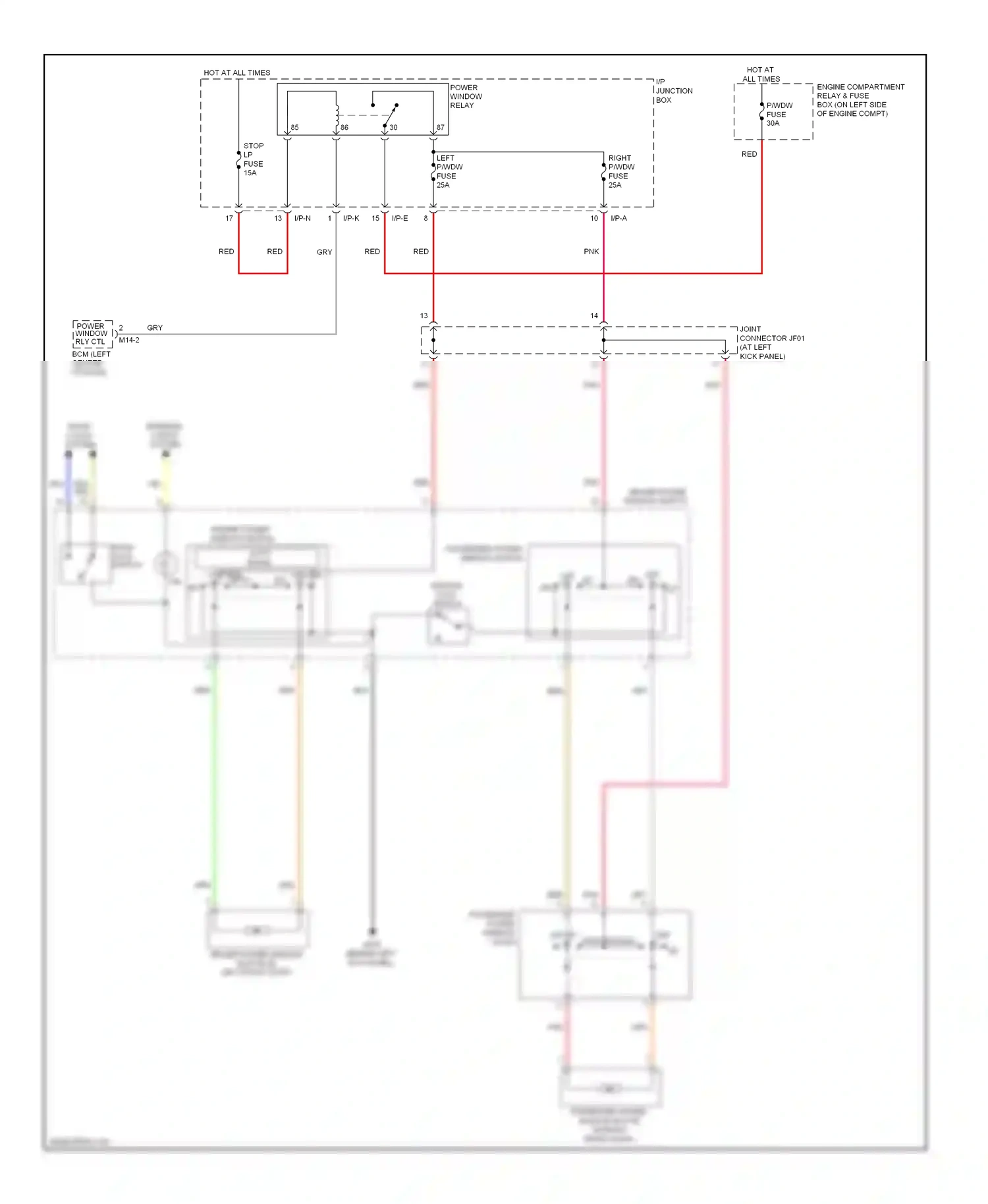 Wiring diagram blk for Hyundai Accent II (1999-2012) (40 of 52)