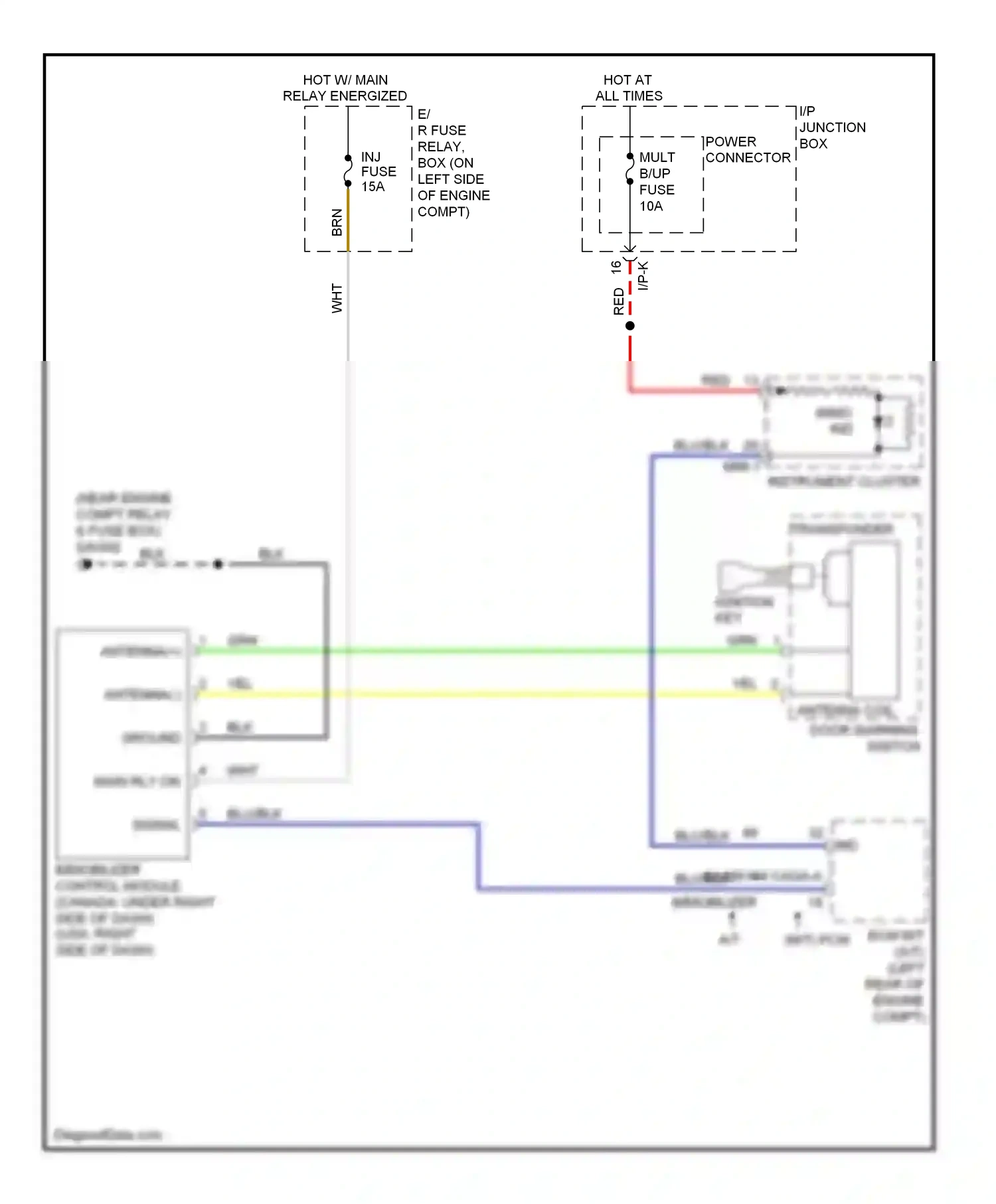 Wiring diagram grn for Hyundai Accent II (1999-2012) (7 of 41)