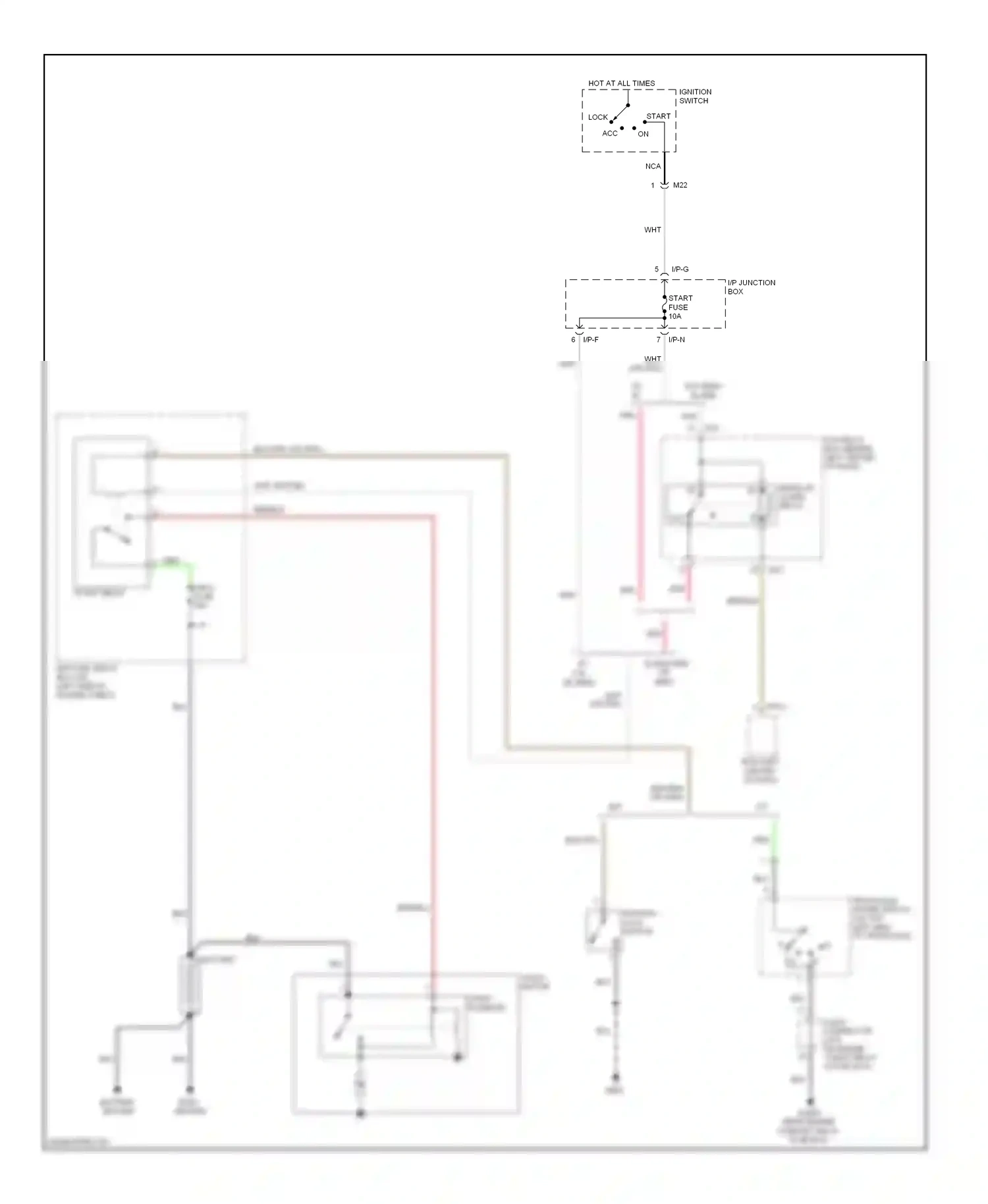 Wiring diagram i/p-g for Hyundai Accent II (1999-2012) (17 of 21)