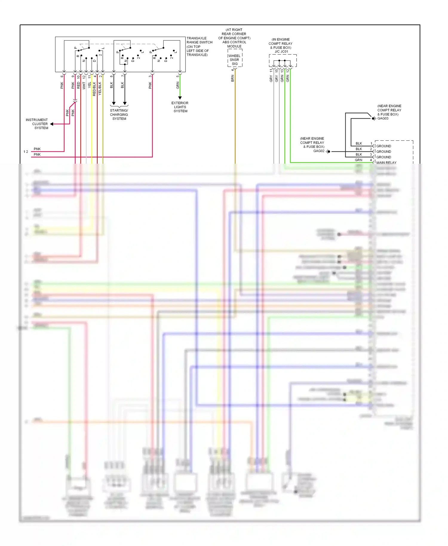 Wiring diagram nca for Hyundai Accent II (1999-2012) (17 of 30)