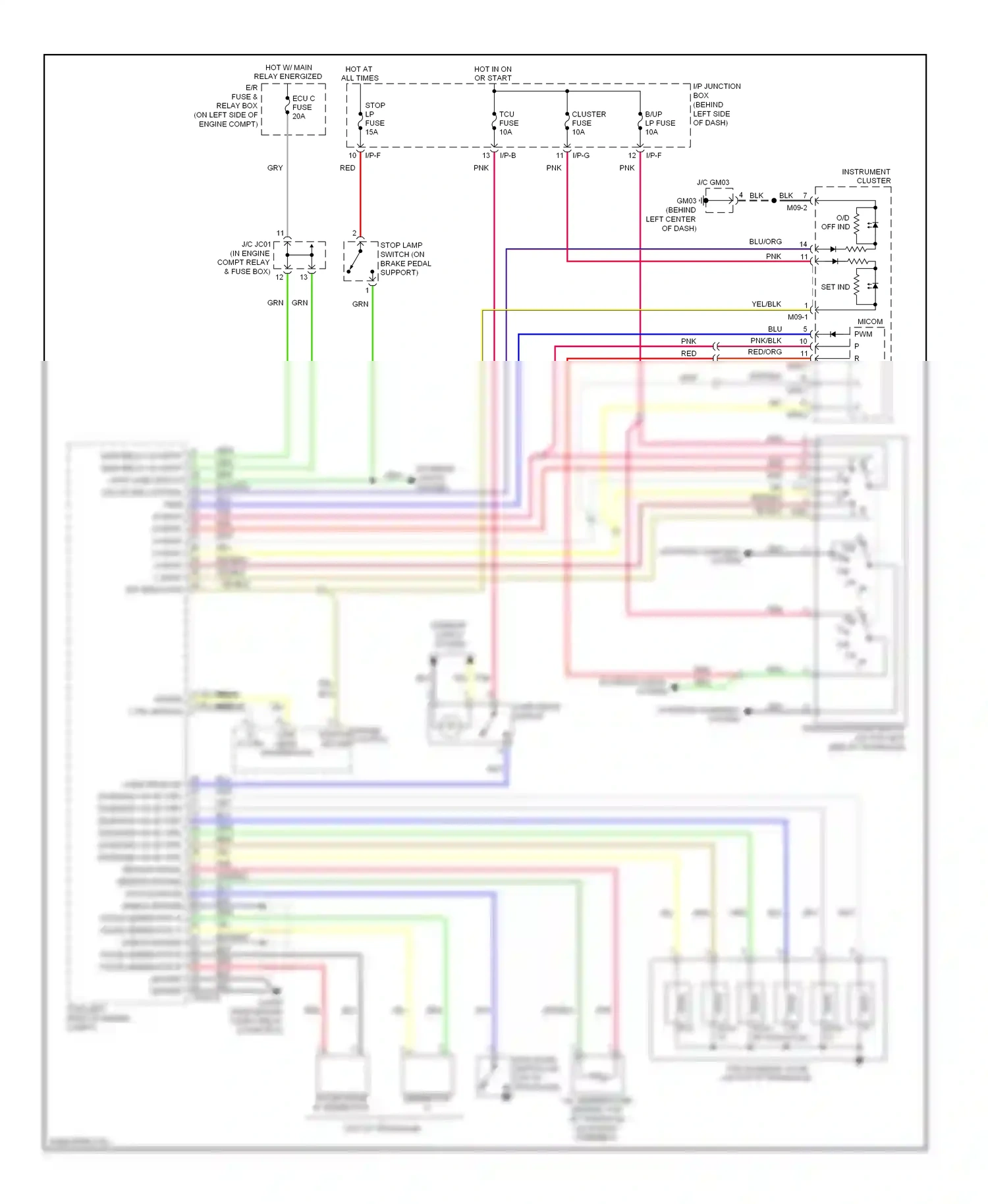 Wiring diagram set ind for Hyundai Accent II (1999-2012) (1 of 1)