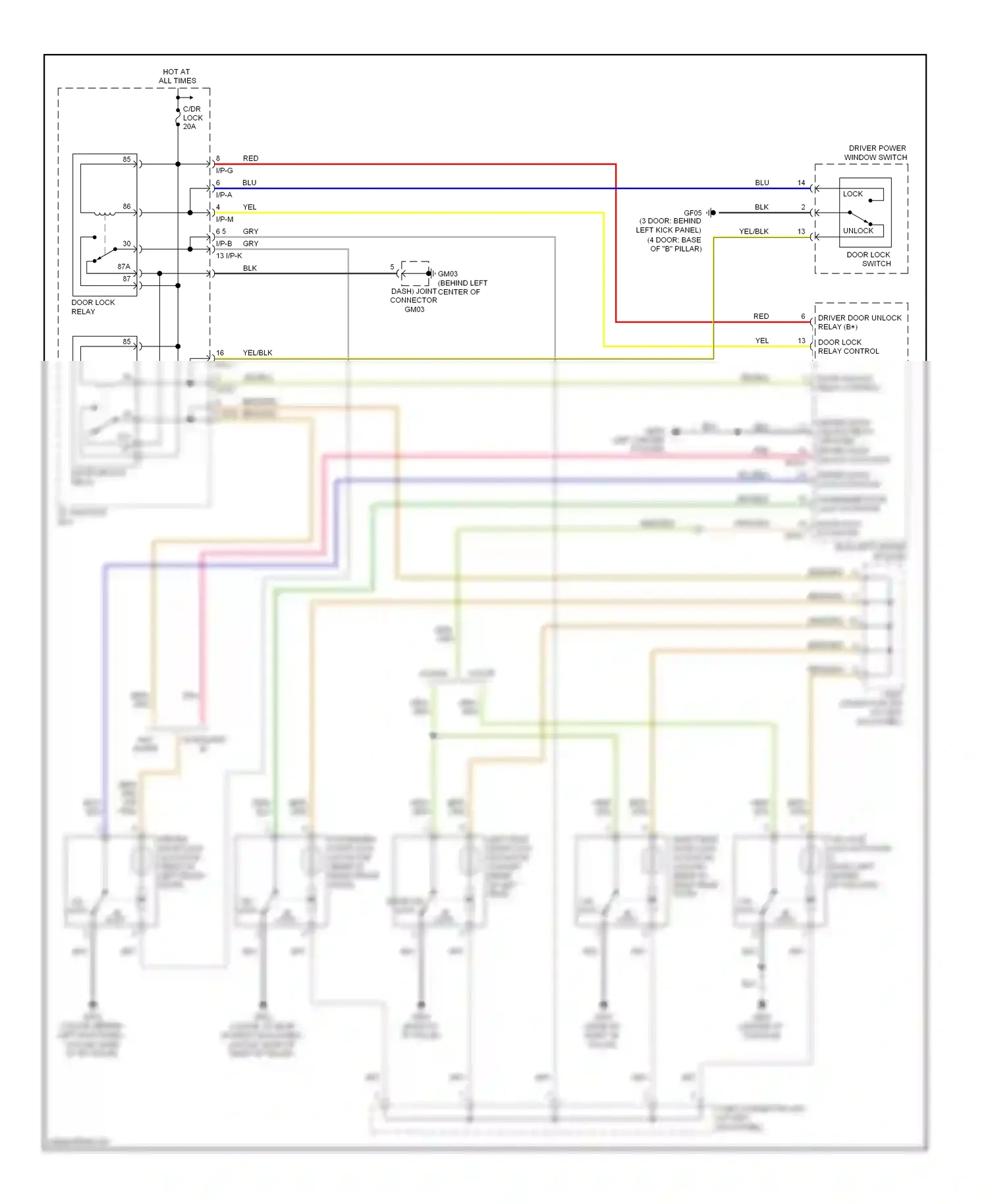 Wiring diagram wht/org for Hyundai Accent II (1999-2012) (4 of 10)