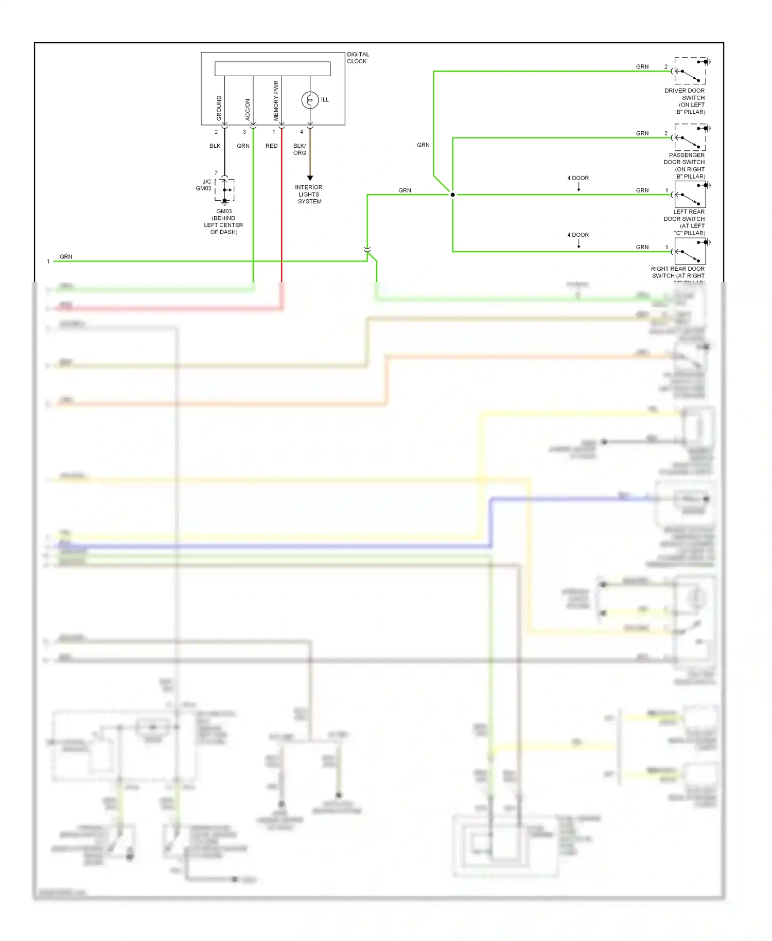 Wiring diagram yel for Hyundai Accent II (1999-2012) (16 of 36)