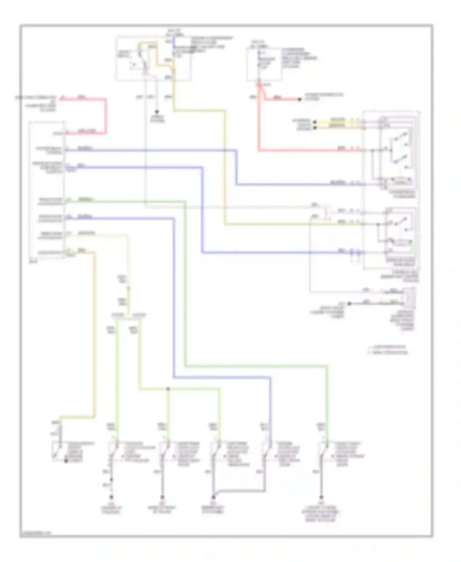 Accent Hyundai III (2006-2011): Forced entry circuit