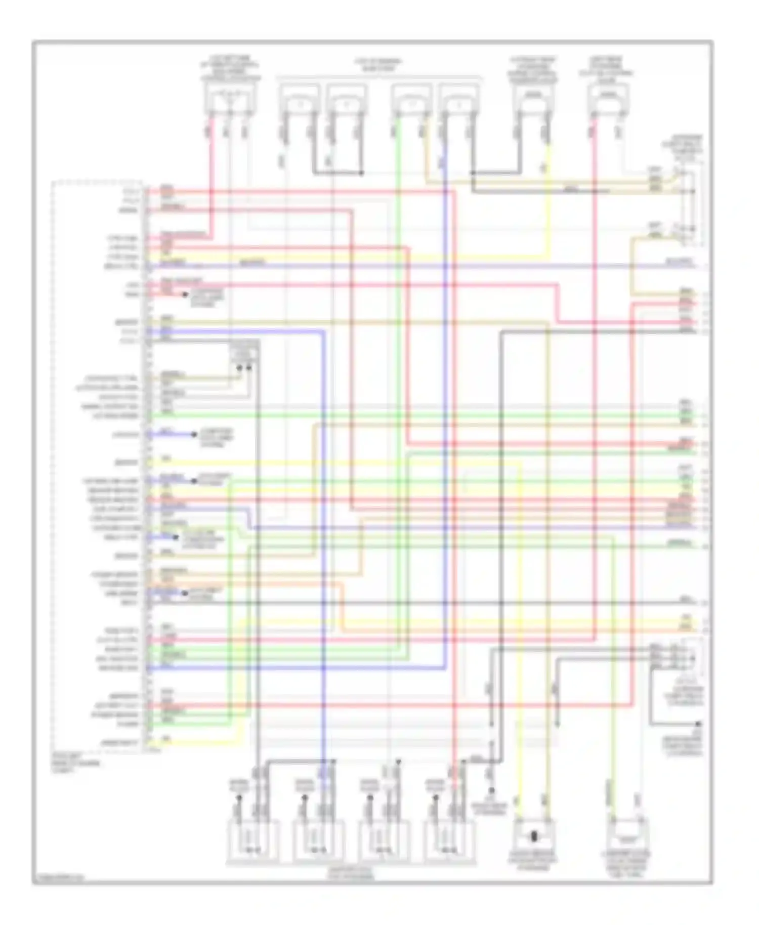 Accent Hyundai III (2006-2011): Wiring diagram engine performance 1.6l, a/t (1 of 4)