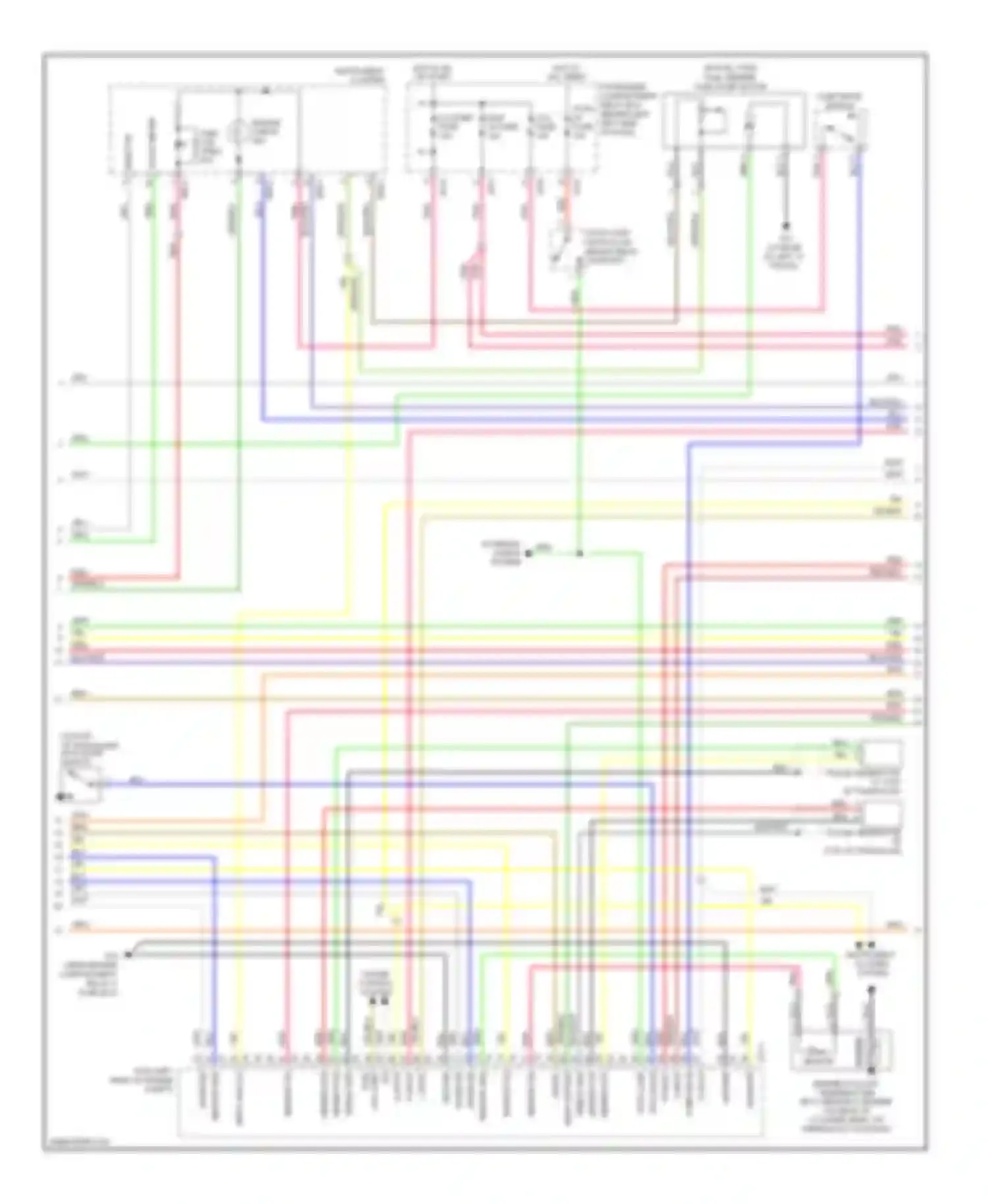 Accent Hyundai III (2006-2011): Wiring diagram engine performance 1.6l, a/t (3 of 4)
