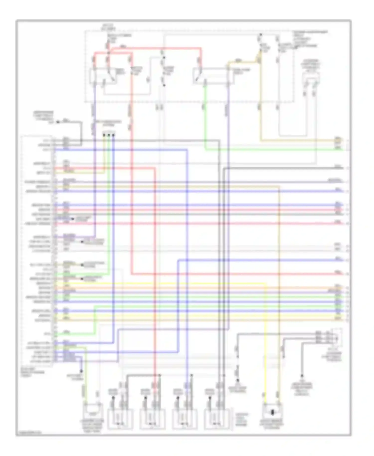 Accent Hyundai III (2006-2011): Wiring diagram engine performance 1.6l, m/t (1 of 3)