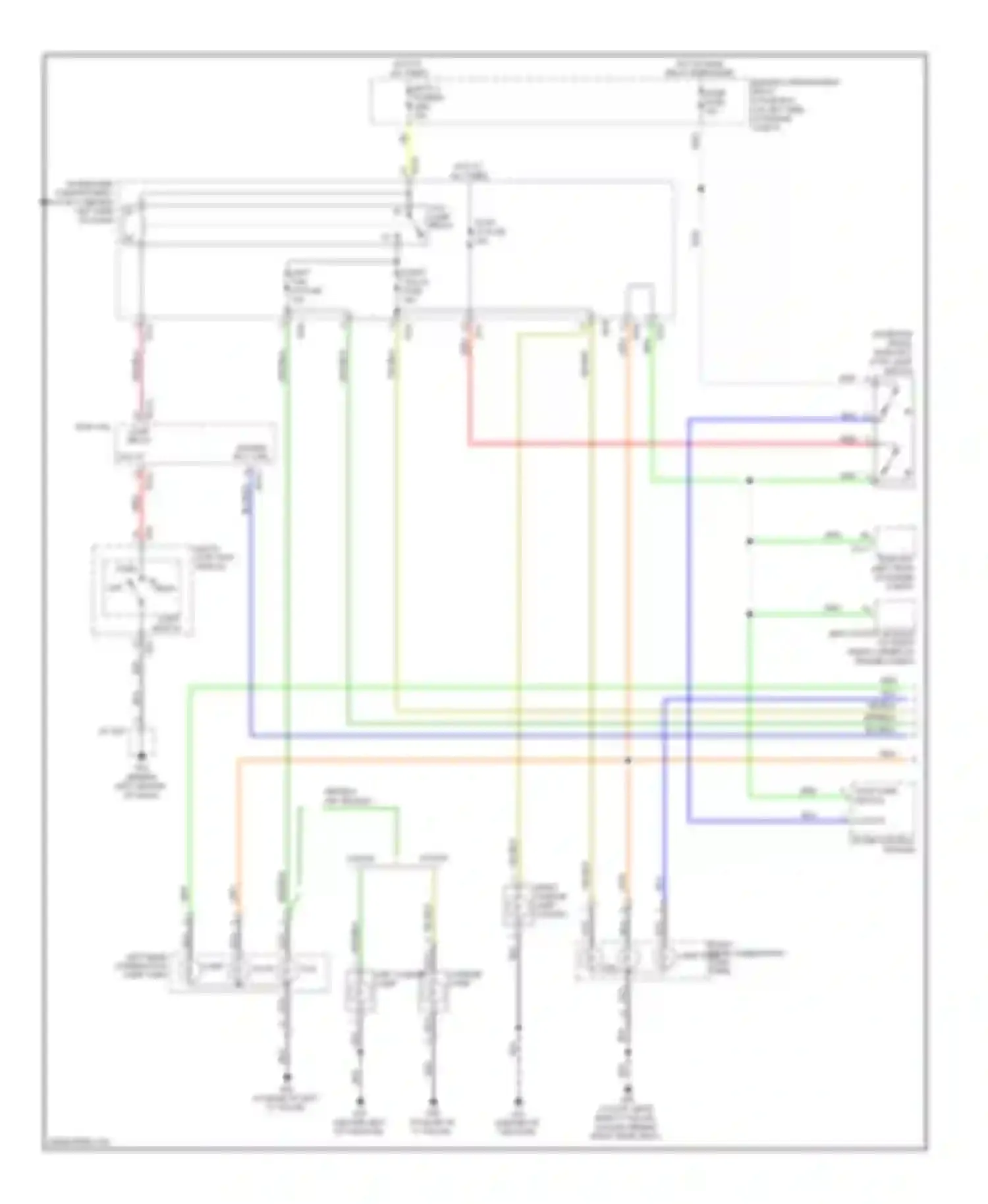Accent Hyundai III (2006-2011): Exterior lamps circuit (1 of 2)