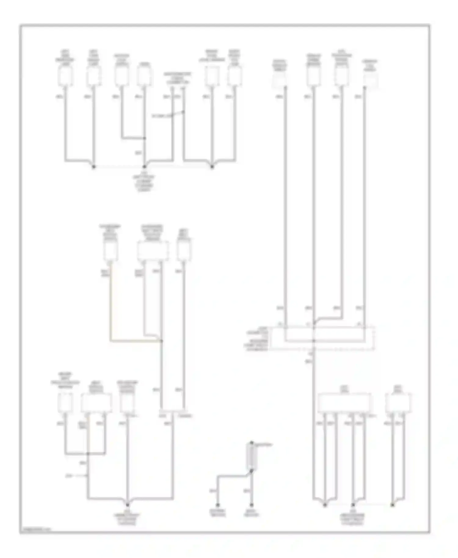 Accent Hyundai III (2006-2011): Ground distribution circuit (3 of 3)