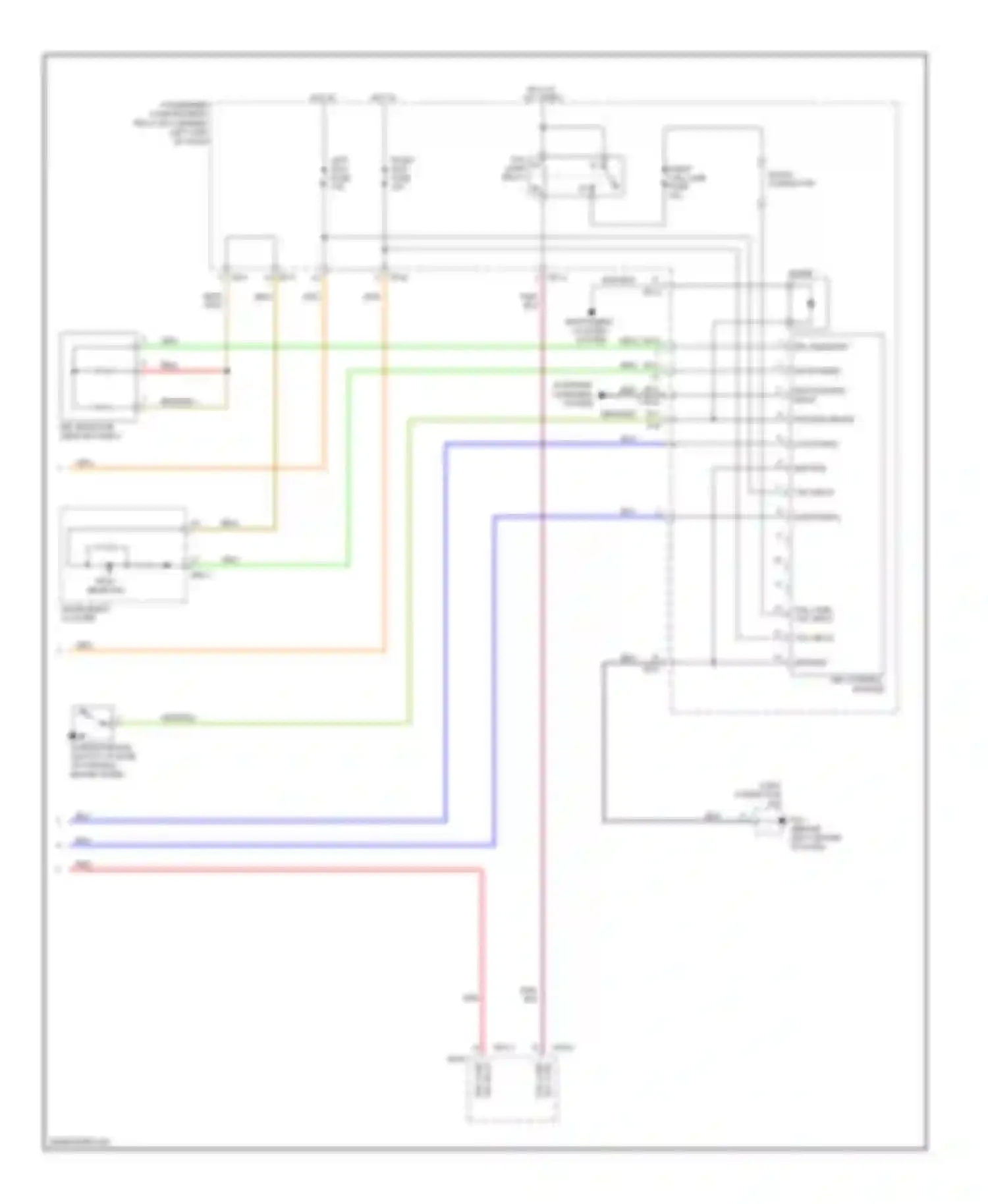 Accent Hyundai III (2006-2011): Headlights circuit, with drl (2 of 2)