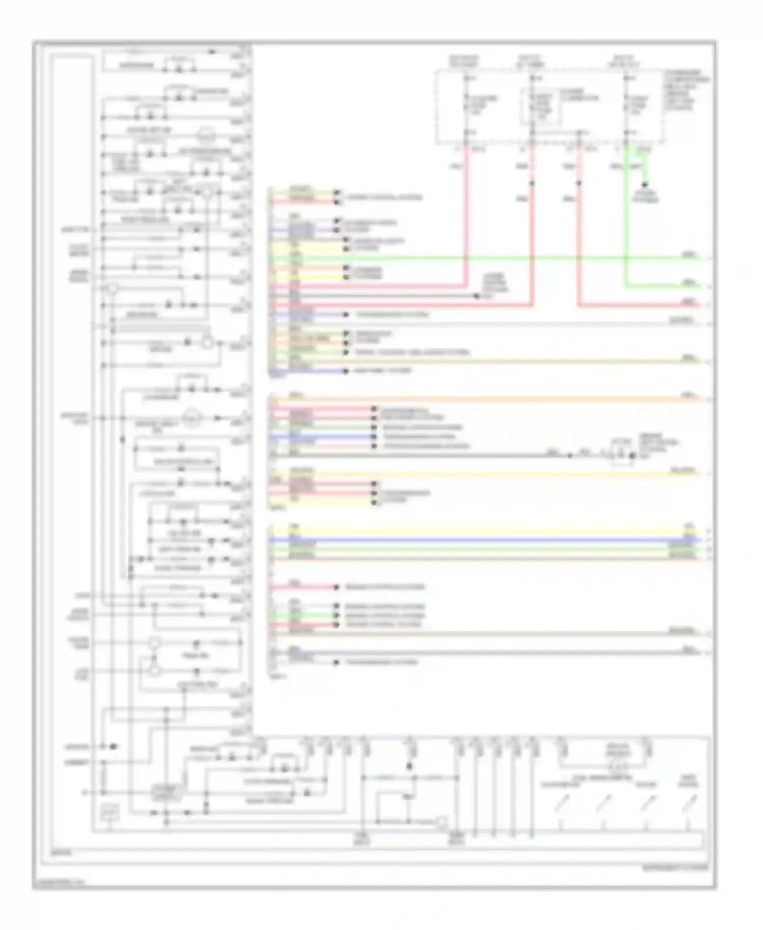 Accent Hyundai III (2006-2011): Instrument cluster circuit (1 of 2)