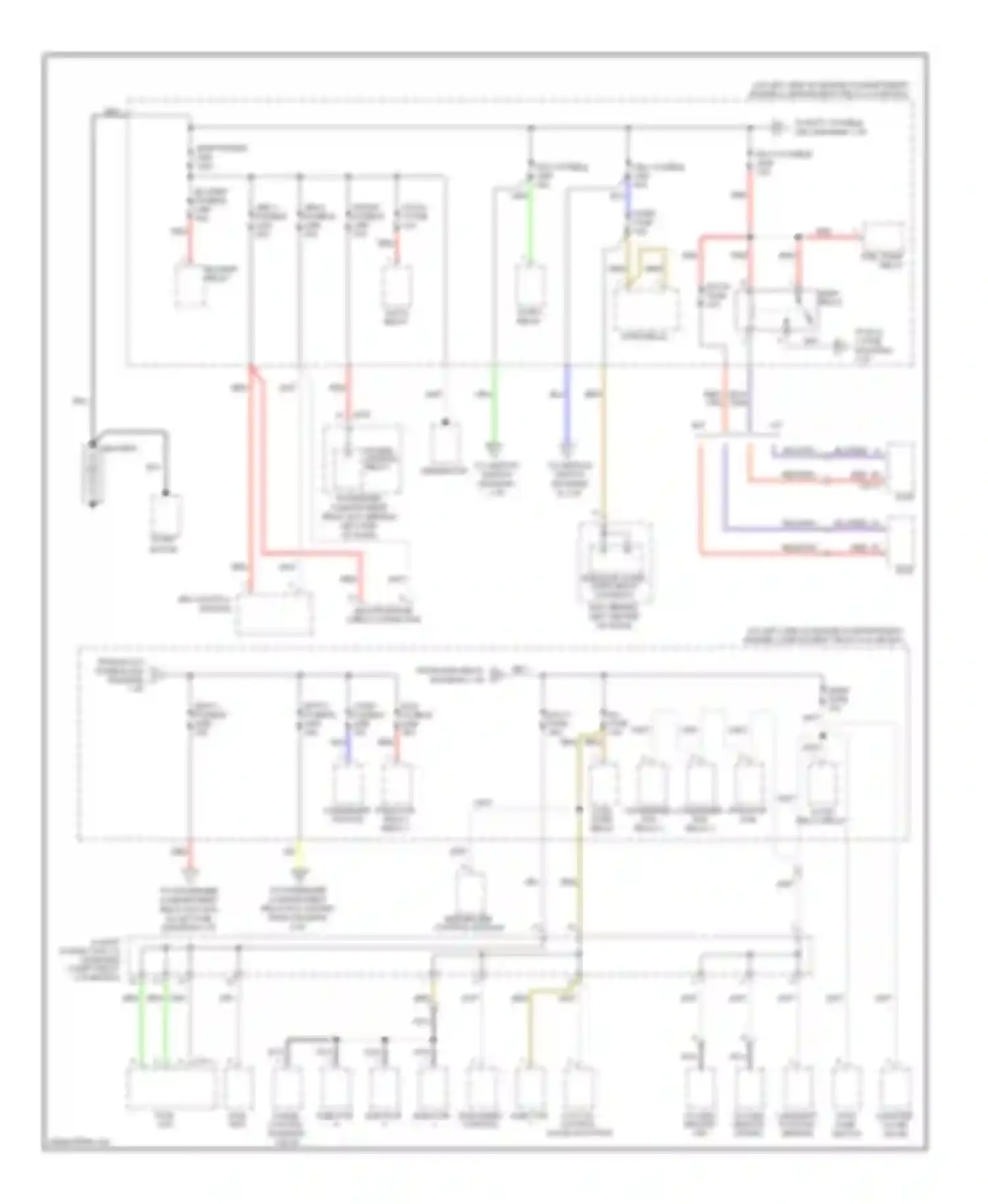 Accent Hyundai III (2006-2011): Power distribution circuit (1 of 4)