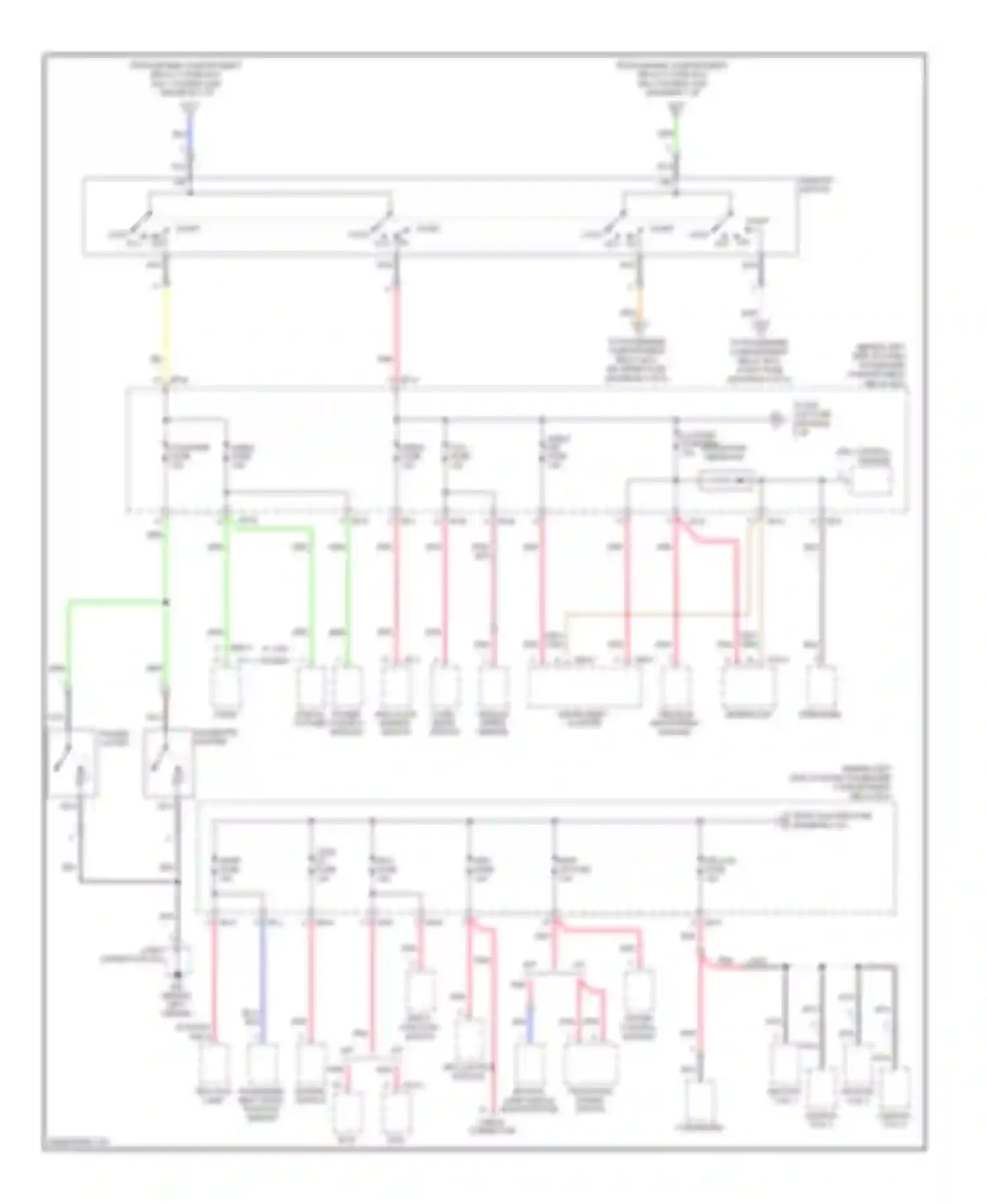 Accent Hyundai III (2006-2011): Power distribution circuit (2 of 4)