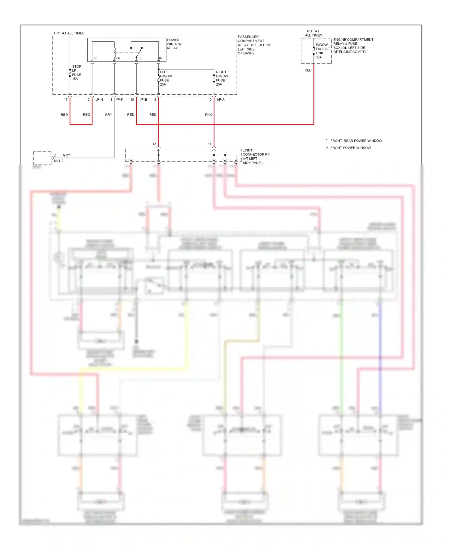 Wiring diagram gry for Hyundai Accent III (2006-2011) (25 of 33)