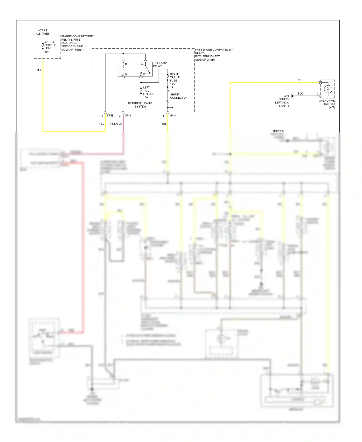 Wiring diagram off head for Hyundai Accent III (2006-2011) (2 of 2)
