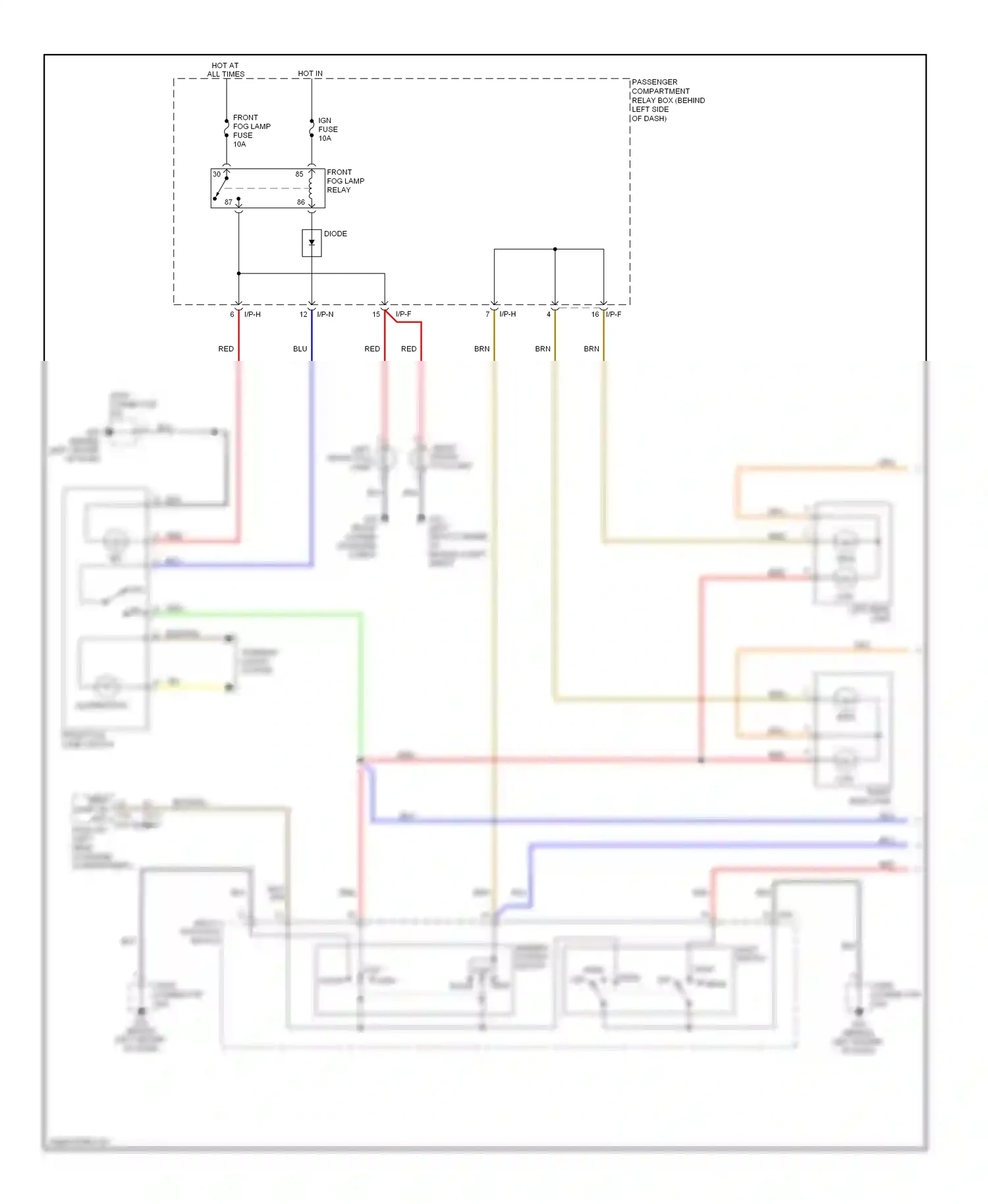 Wiring diagram red for Hyundai Accent III (2006-2011) (22 of 46)