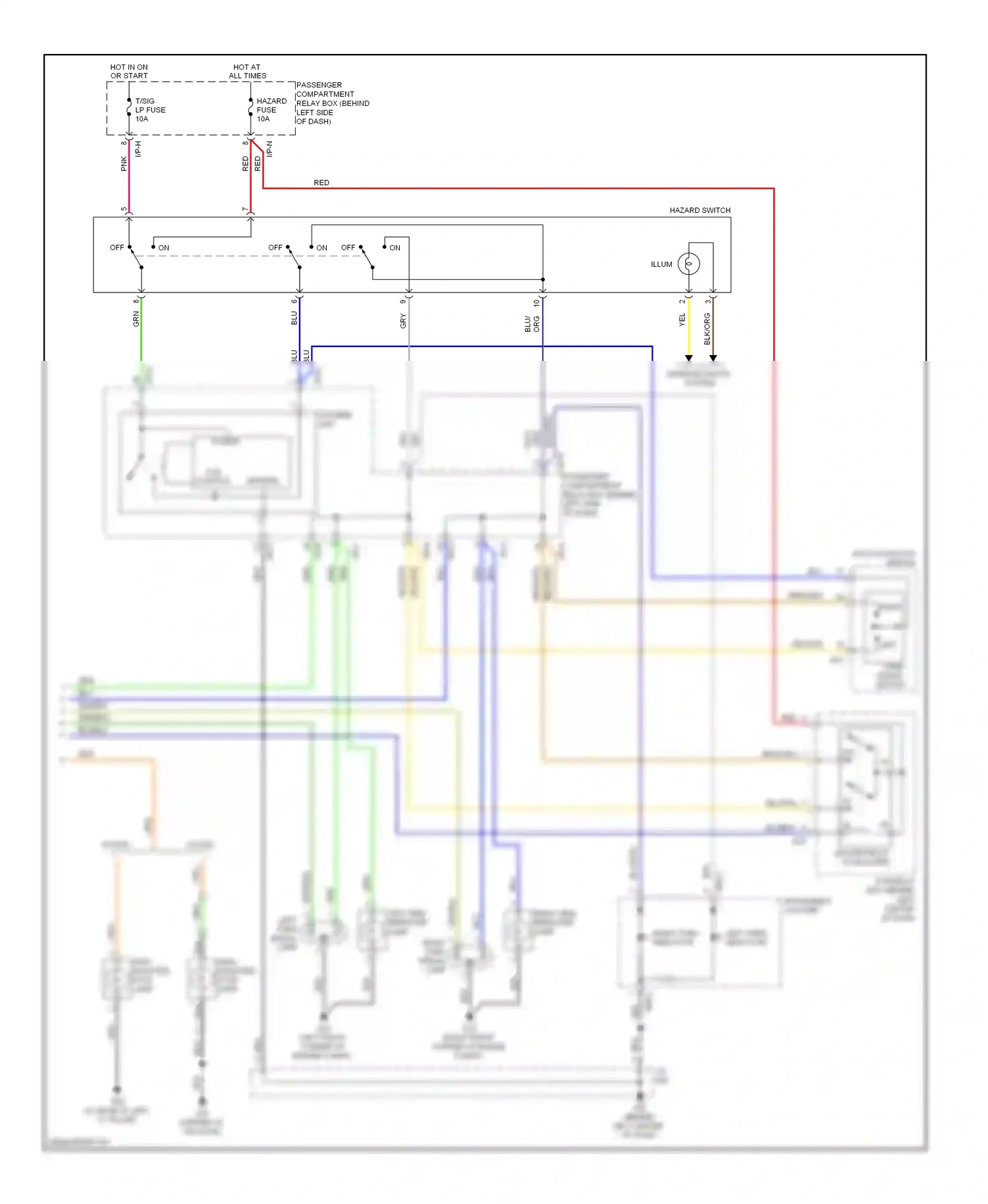 Wiring diagram red for Hyundai Accent III (2006-2011) (13 of 46)