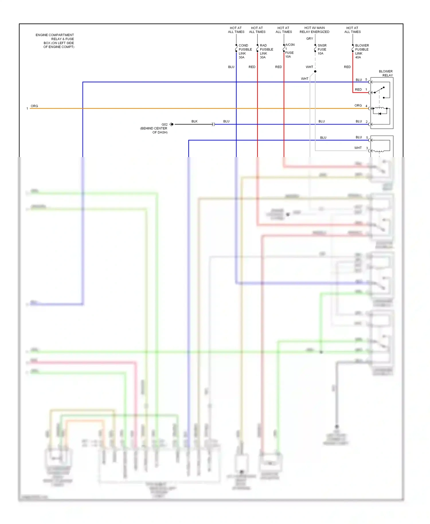 Wiring diagram sensor ground for Hyundai Accent III (2006-2011) (2 of 2)