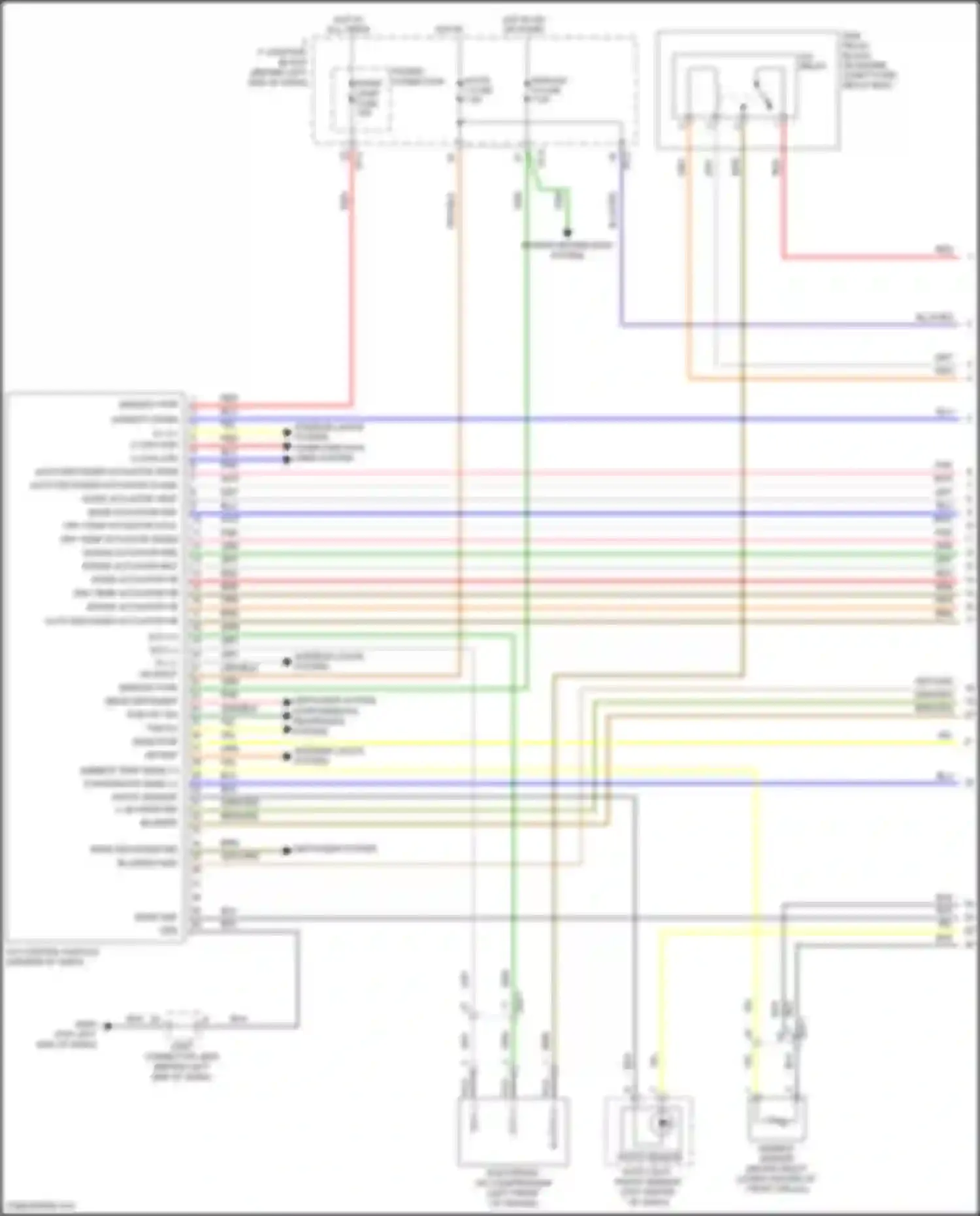 Accent Hyundai V facelift (2020-2024): Automatic a/c circuit (1 of 3)