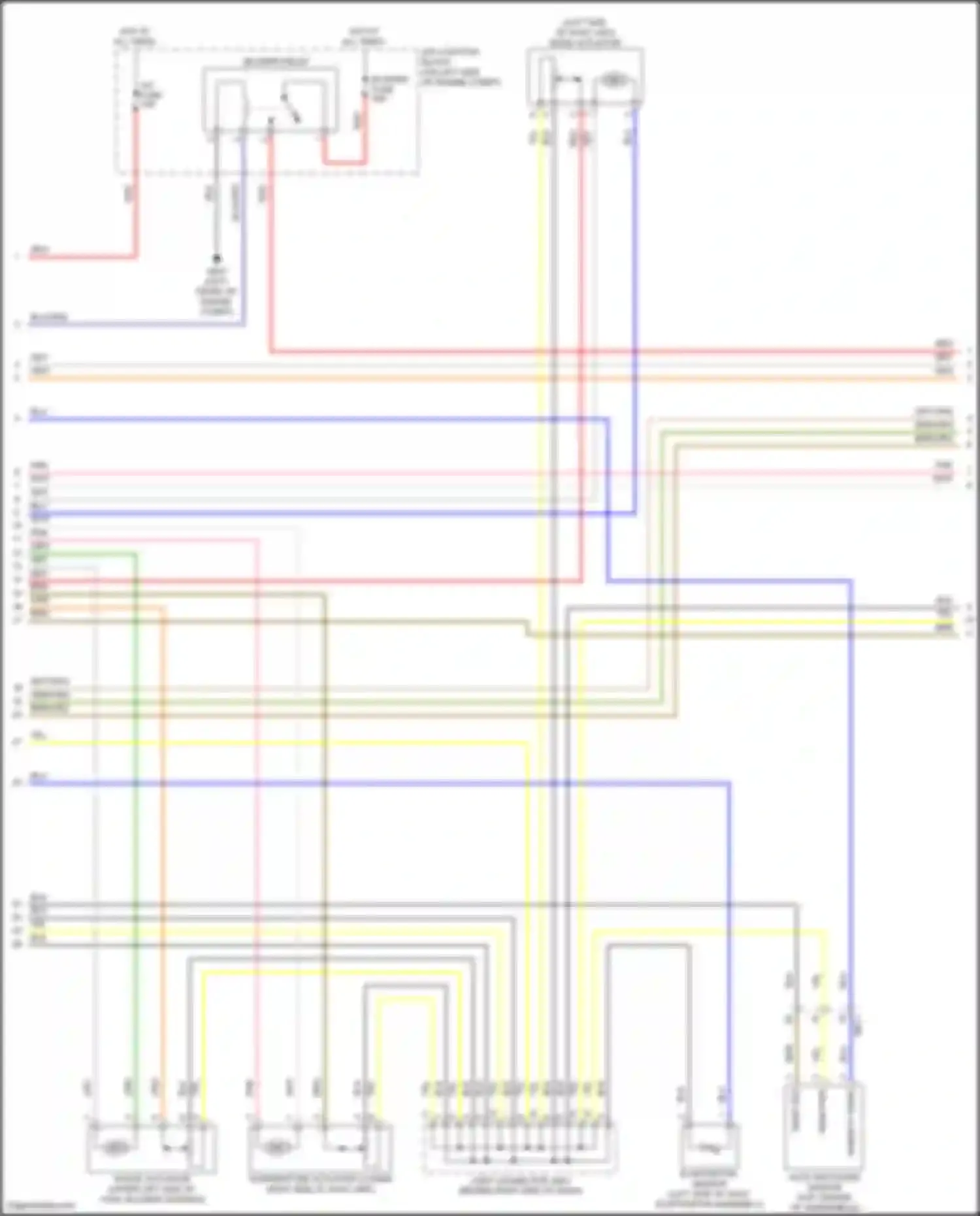 Accent Hyundai V facelift (2020-2024): Automatic a/c circuit (2 of 3)