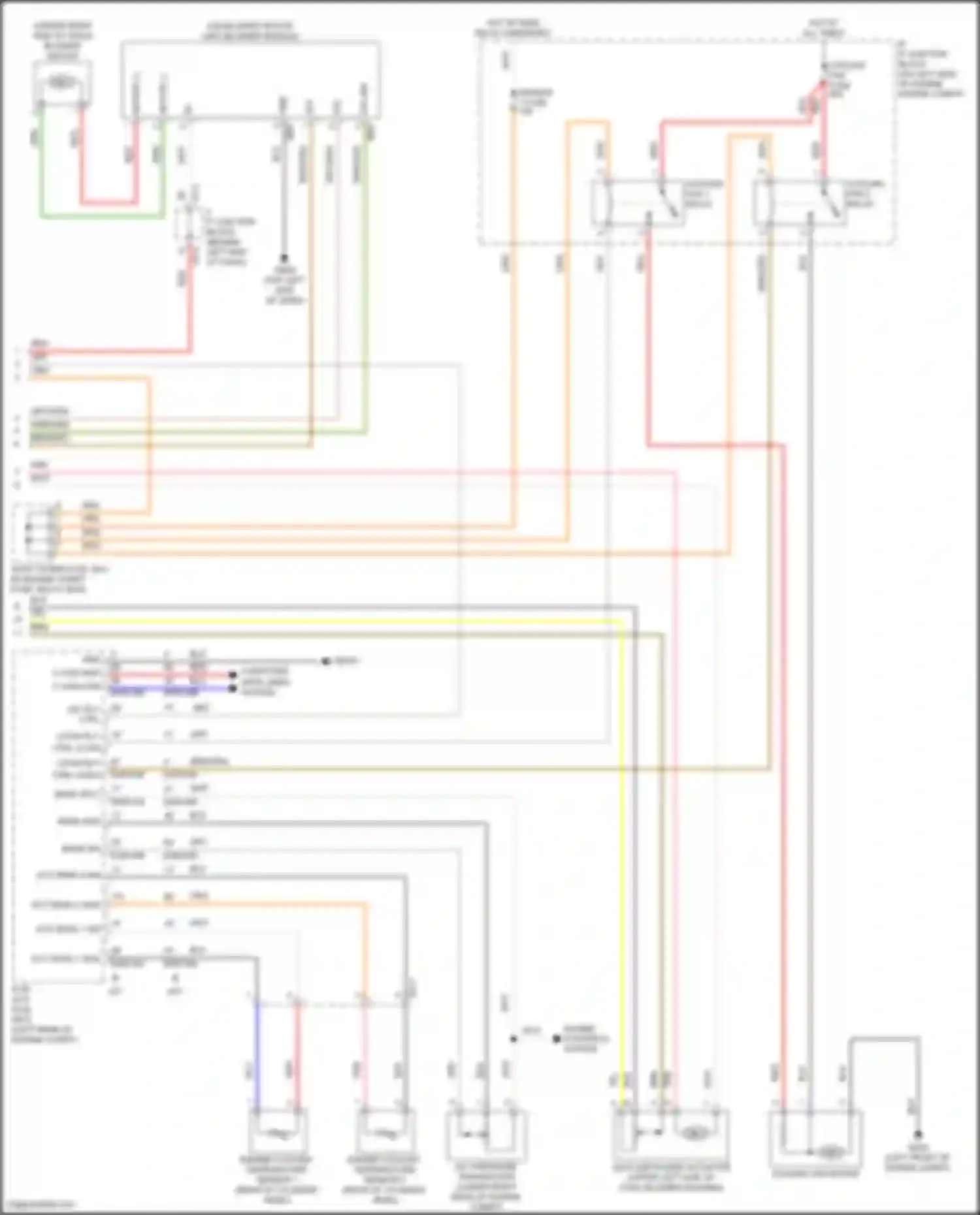 Accent Hyundai V facelift (2020-2024): Automatic a/c circuit (3 of 3)