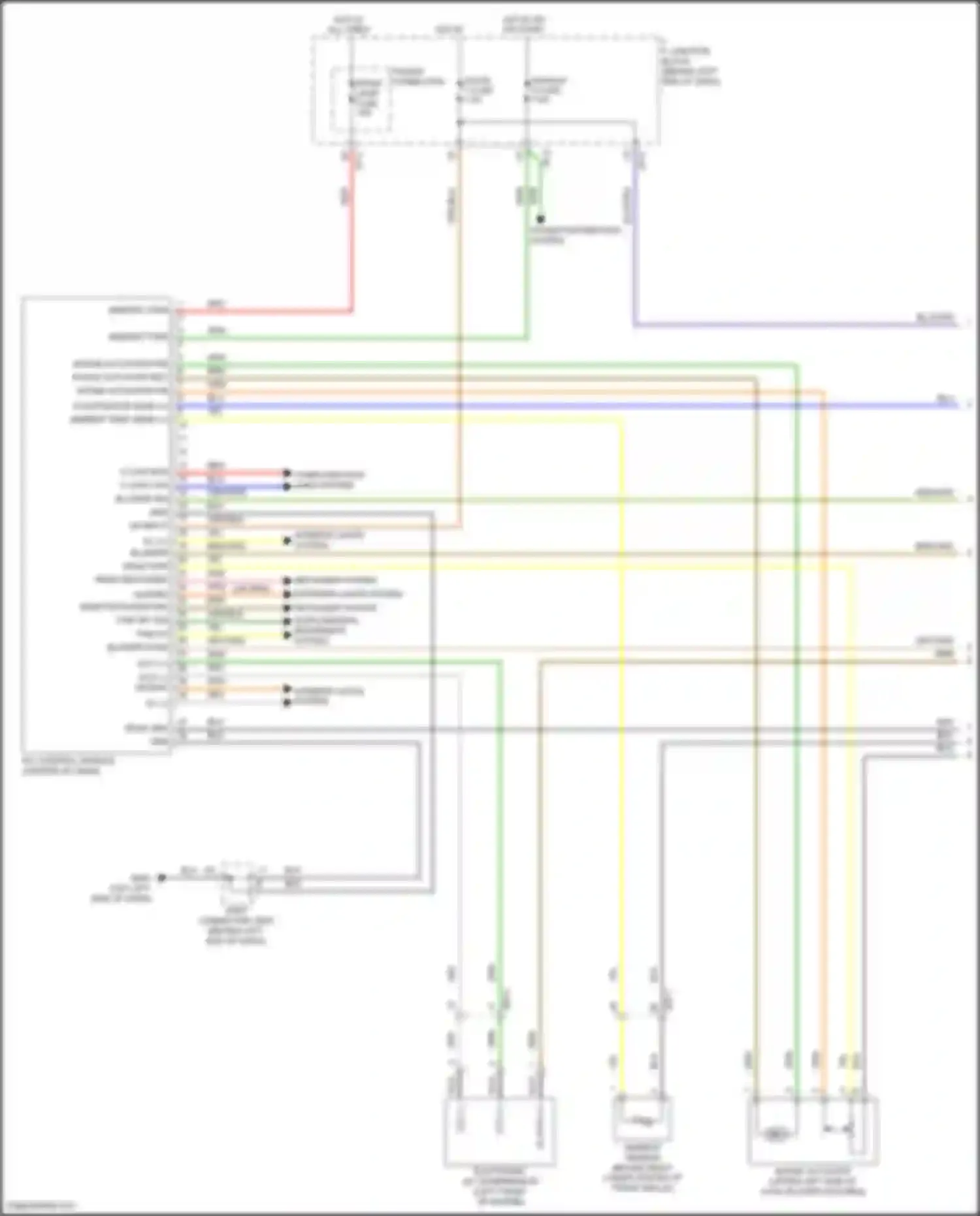 Accent Hyundai V facelift (2020-2024): Manual a/c circuit (1 of 3)