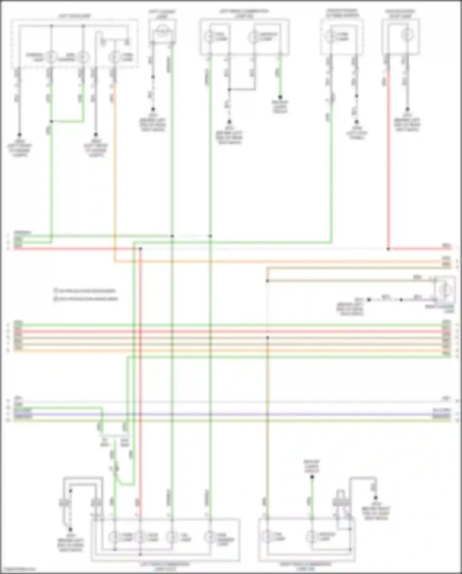 Accent Hyundai V facelift (2020-2024): Exterior lamps circuit (2 of 3)