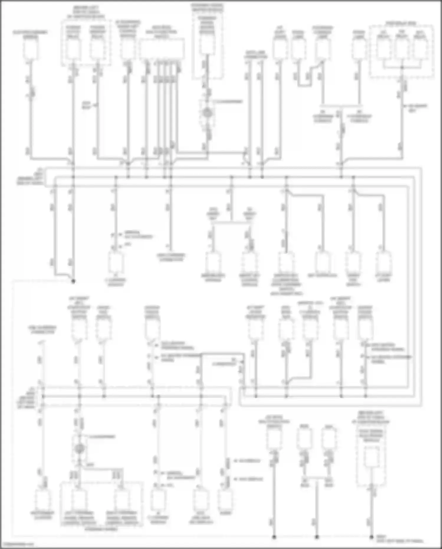 Accent Hyundai V facelift (2020-2024): Ground distribution circuit (1 of 4)