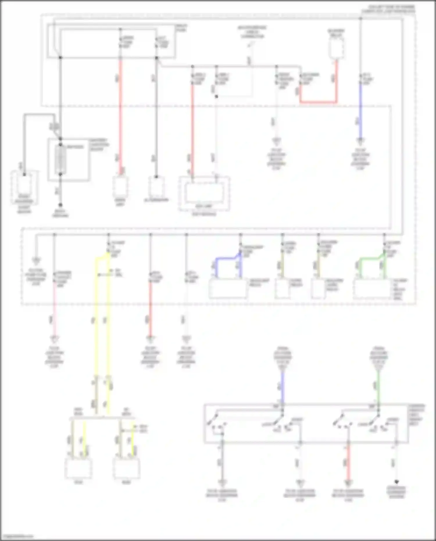 Accent Hyundai V facelift (2020-2024): Power distribution circuit (1 of 9)
