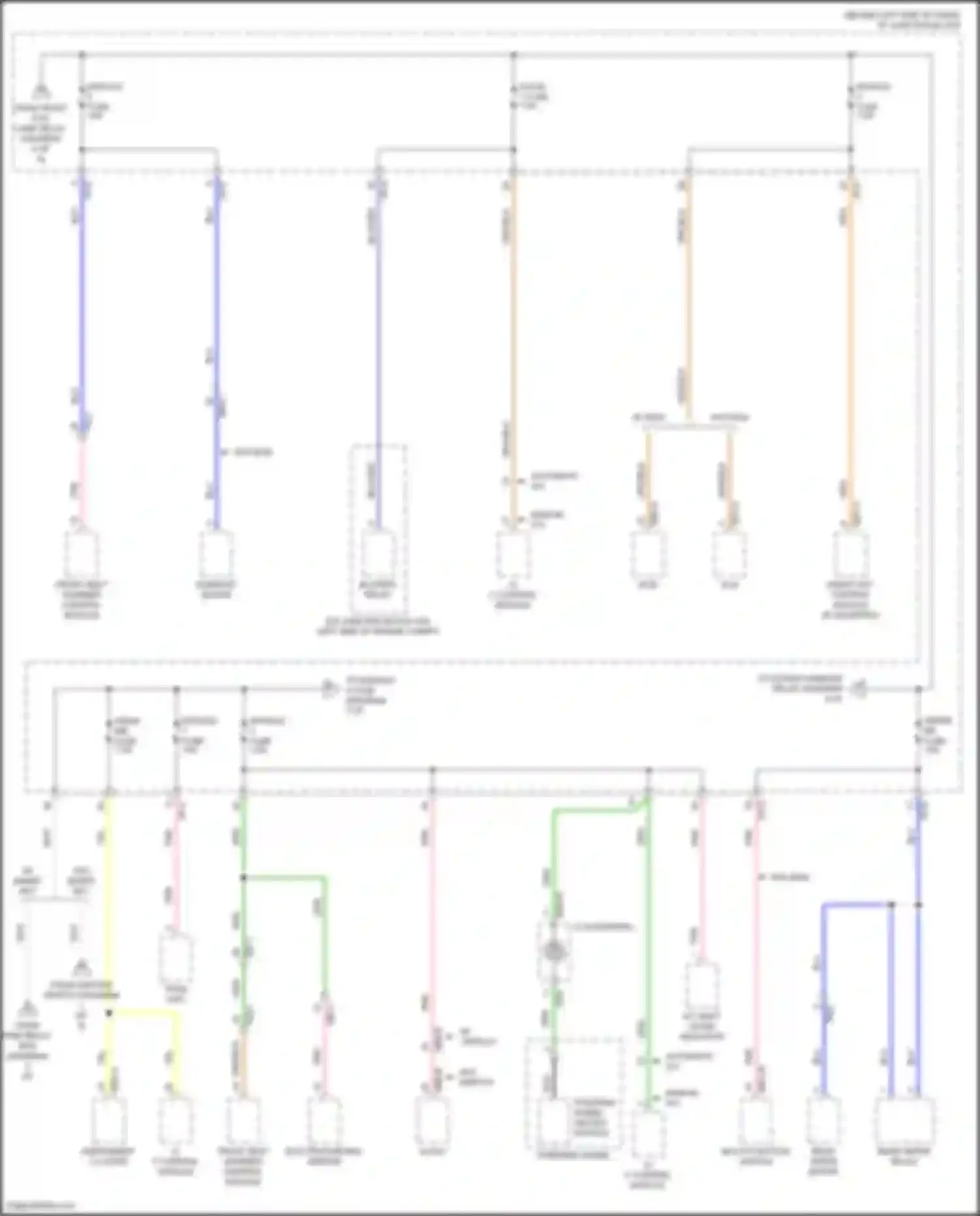 Accent Hyundai V facelift (2020-2024): Power distribution circuit (6 of 9)